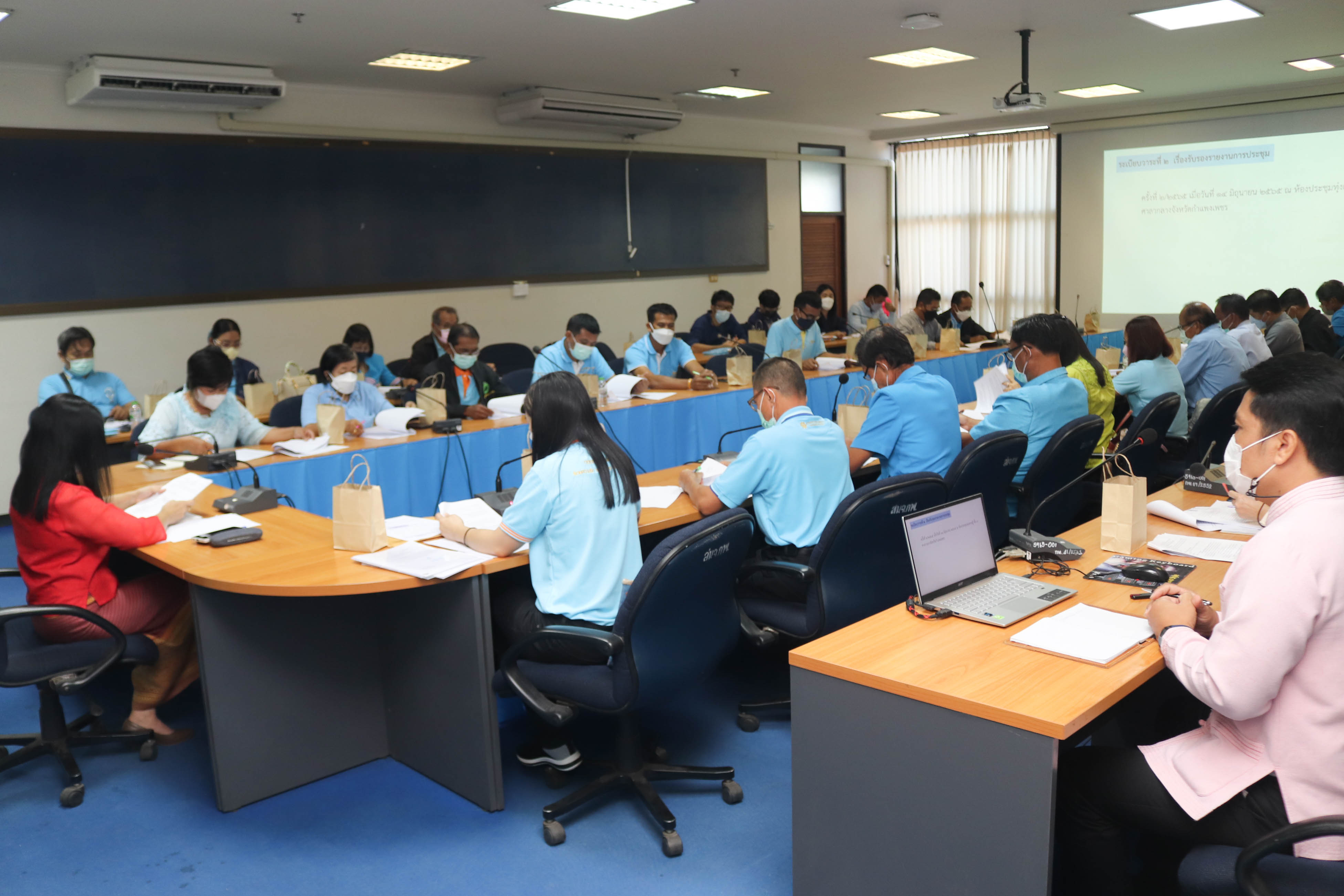 พช.กำแพงเพชร จัดประชุมคณะกรรมการเครือข่ายกองทุนแม่ของแผ่นดินจังหวัดกำแพงเพชร ครั้งที่ 3/2565