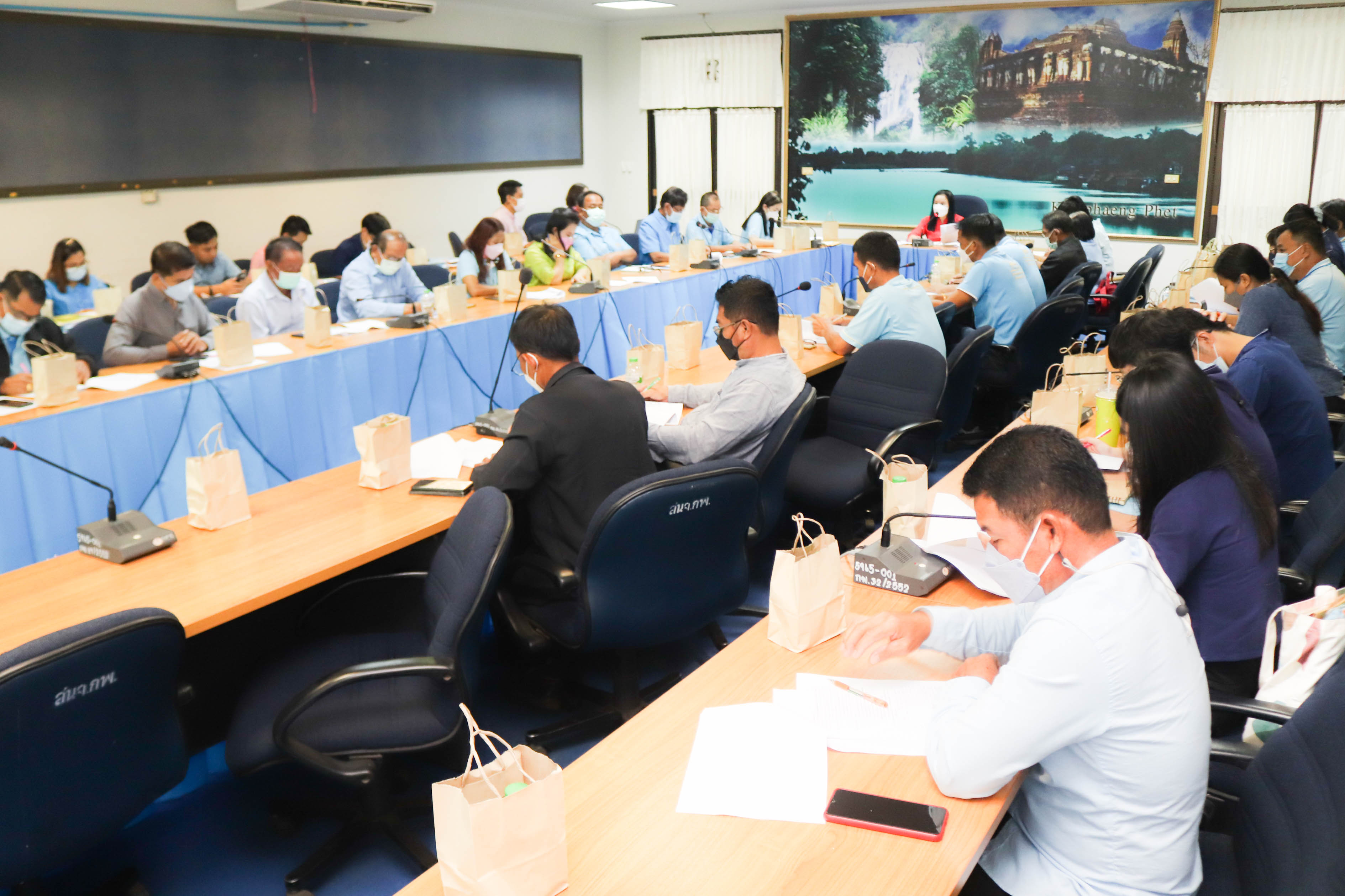 พช.กำแพงเพชร จัดประชุมคณะกรรมการเครือข่ายกองทุนแม่ของแผ่นดินจังหวัดกำแพงเพชร ครั้งที่ 3/2565