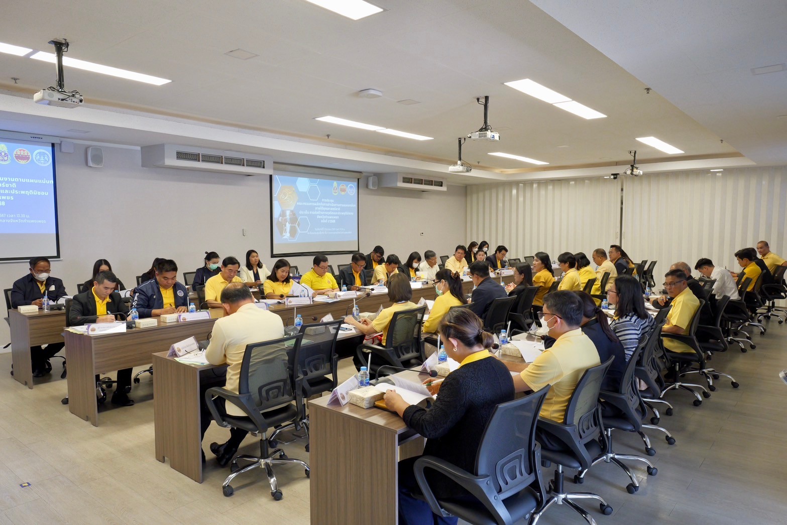 พช.กำแพงเพชร ร่วมการประชุมคณะกรรมการผลักดันการดำเนินงานตามแผนแม่บทภายใต้ยุทธศาสตร์ชาติ ประเด็น การต่อต้านการทุจริตและประพฤติมิชอบ จังหวัดกำแพงเพชร ครั้งที่ 1/2568