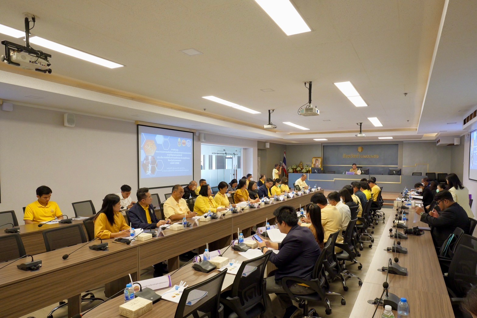 พช.กำแพงเพชร ร่วมการประชุมคณะกรรมการผลักดันการดำเนินงานตามแผนแม่บทภายใต้ยุทธศาสตร์ชาติ ประเด็น การต่อต้านการทุจริตและประพฤติมิชอบ จังหวัดกำแพงเพชร ครั้งที่ 1/2568