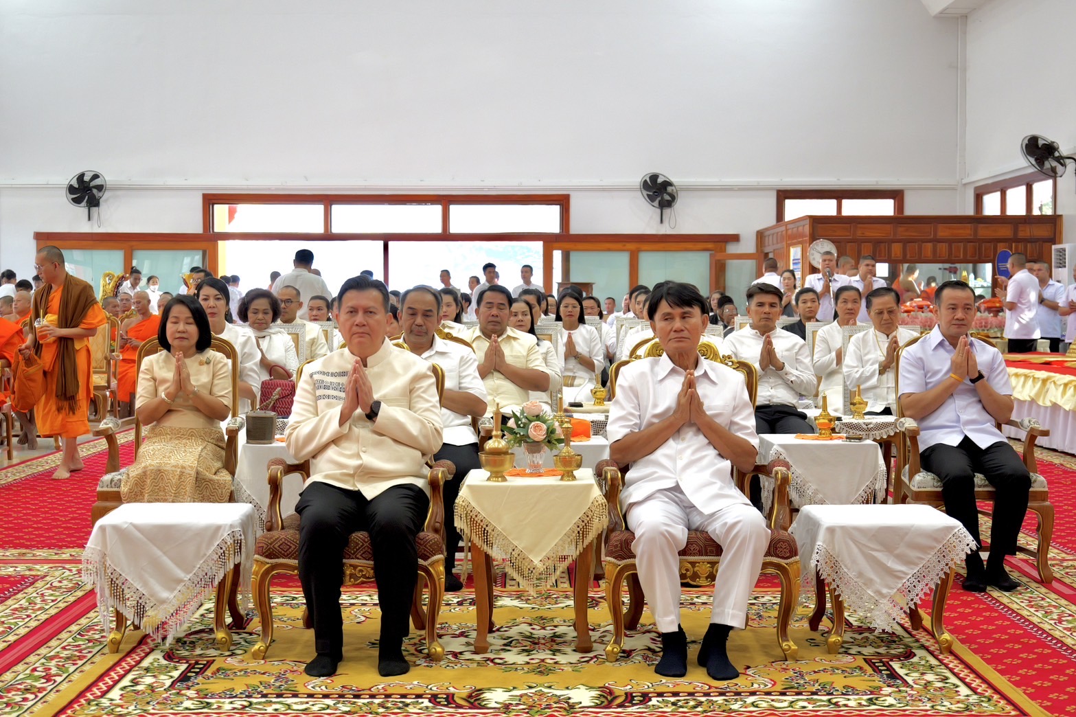 พช.กำแพงเพชร ร่วมพิธีทำบุญสตมวาร(100วัน) พระเทพวชิรเมธี ผ.ศ.ดร. อดีตเจ้าคณะจังหวัดกำแพงเพชร