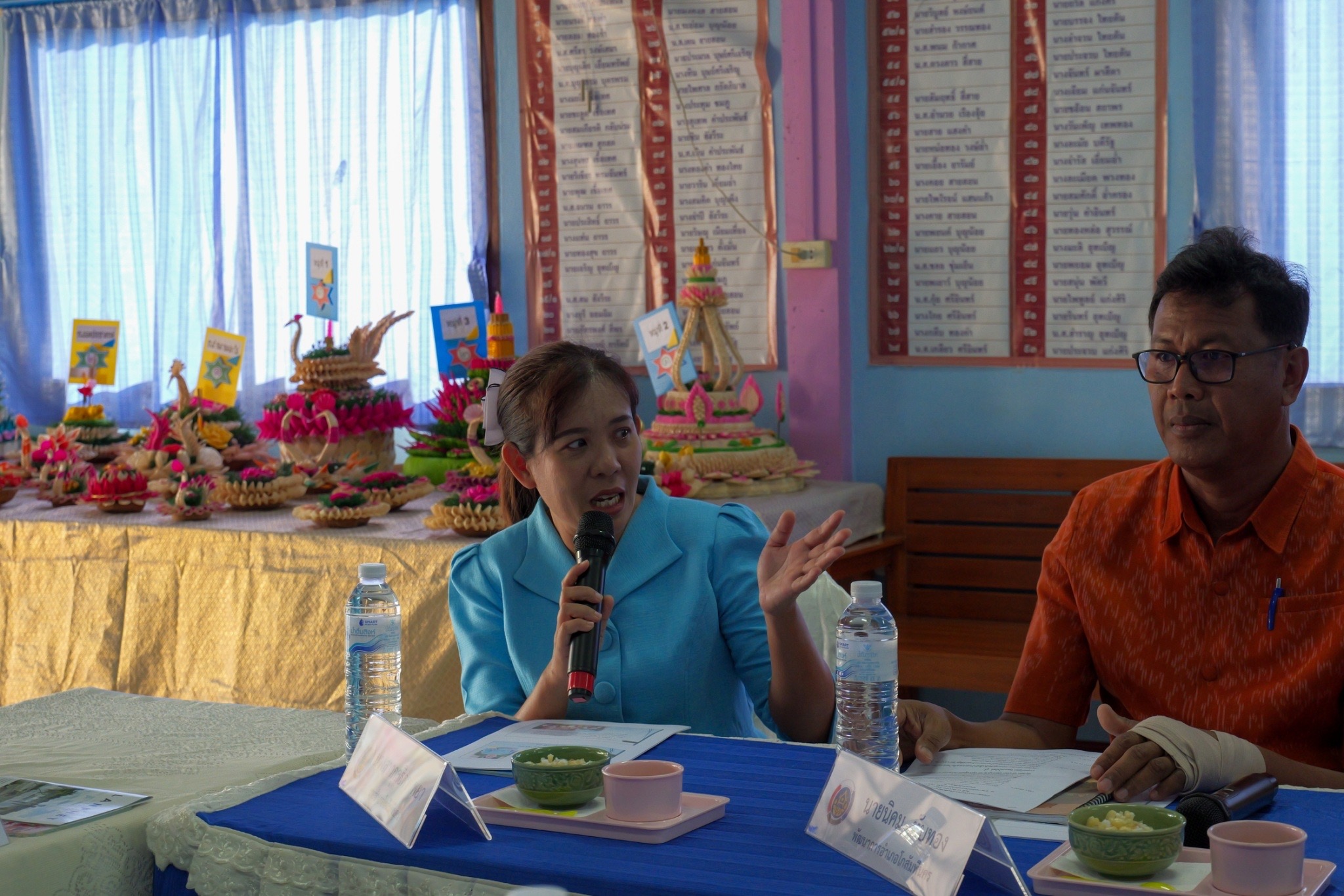 พช.กำแพงเพชร ลงพื้นที่รับตรวจราชการ ของนางสาววริศรา โสภาค ผู้ตรวจราชการกรมการพัฒนาชุมชน
