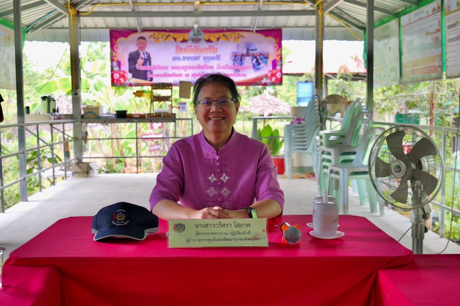 พช.กำแพงเพชร ลงพื้นที่รับตรวจราชการ ของนางสาววริศรา โสภาค ผู้ตรวจราชการกรมการพัฒนาชุมชน ในพื้นที่อำเภอบึงสามัคคี