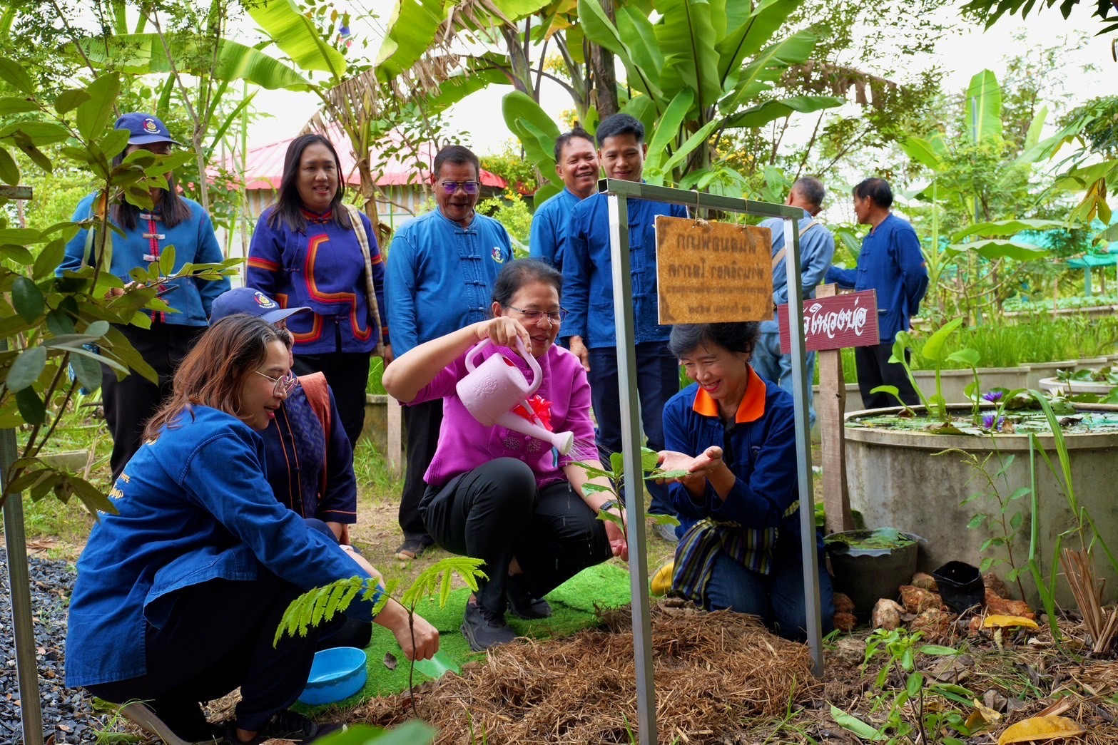 พช.กำแพงเพชร ลงพื้นที่รับตรวจราชการ ของนางสาววริศรา โสภาค ผู้ตรวจราชการกรมการพัฒนาชุมชน ในพื้นที่อำเภอบึงสามัคคี