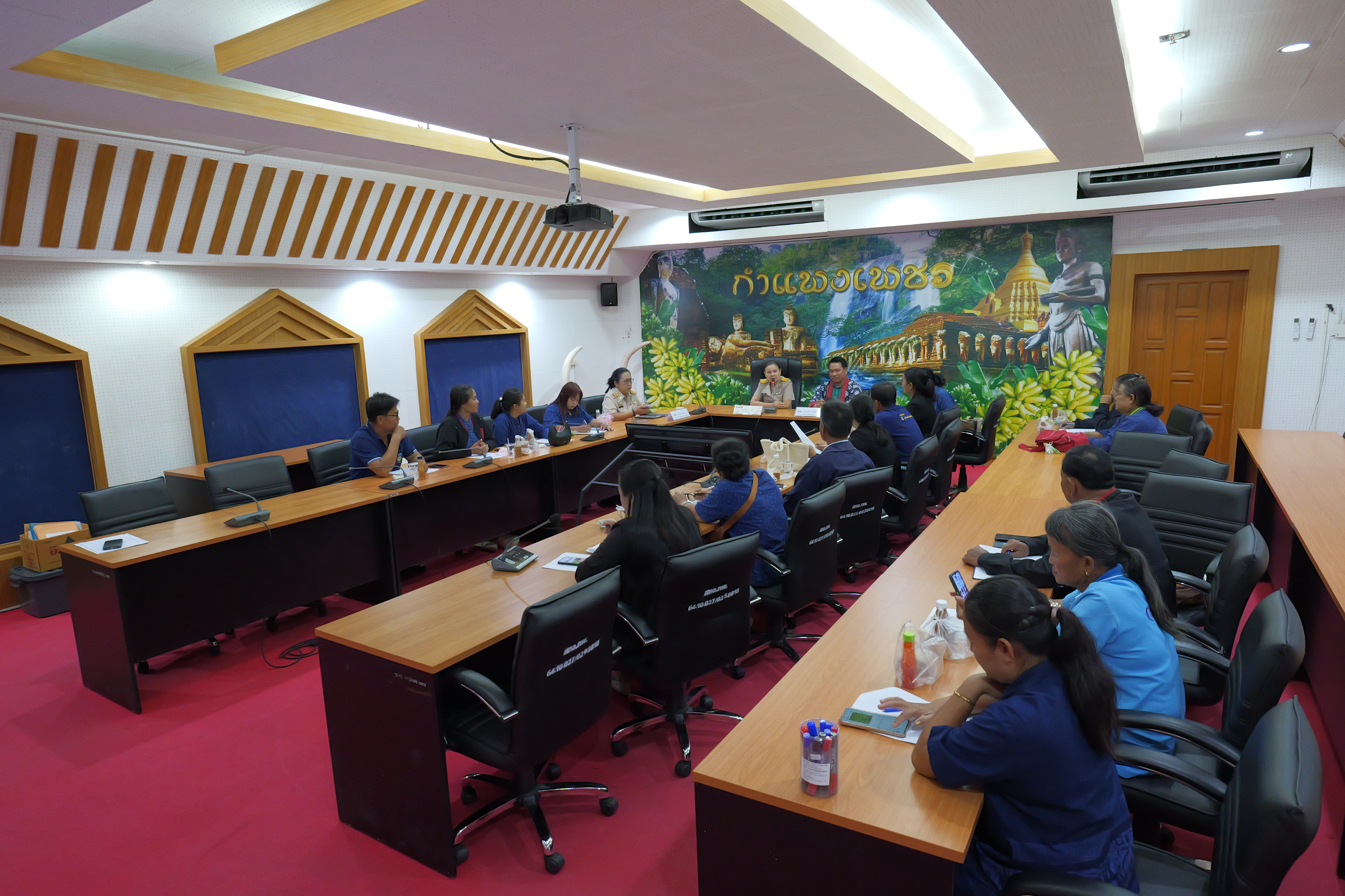 พช.กำแพงเพชร จัดการประชุมอาสาพัฒนาชุมชน (ผู้นำ อช.) จังหวัดกำแพงเพชร