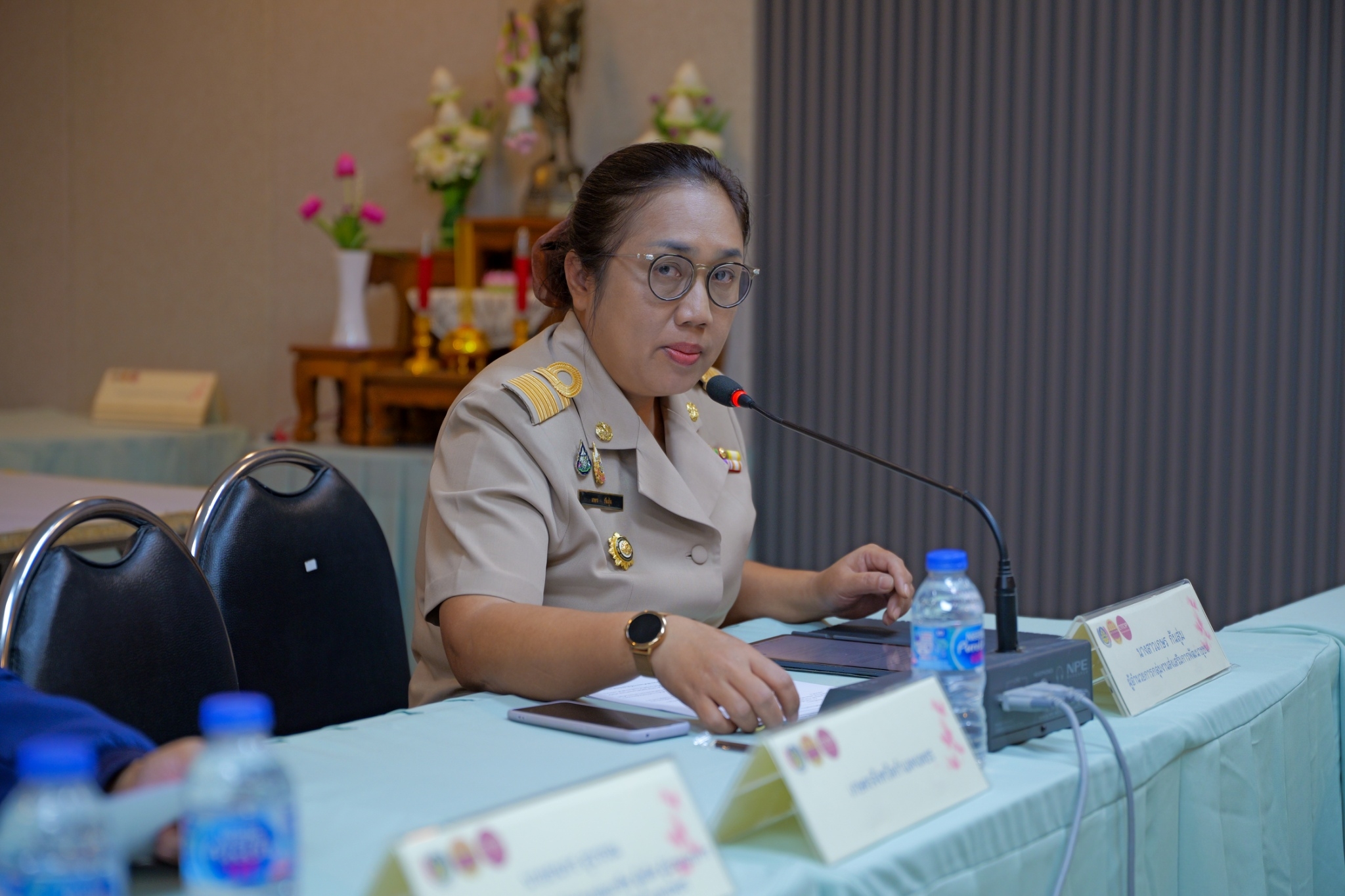 พช.กำแพงเพชร จัดการประชุมคณะกรรมการฝ่ายจำหน่ายสินค้า และอาหารพื้นบ้าน งานประเพณี “นบพระ – เล่นเพลงและงานกาชาดจังหวัดกำแพงเพชร” ประจำปี พ.ศ. 2568