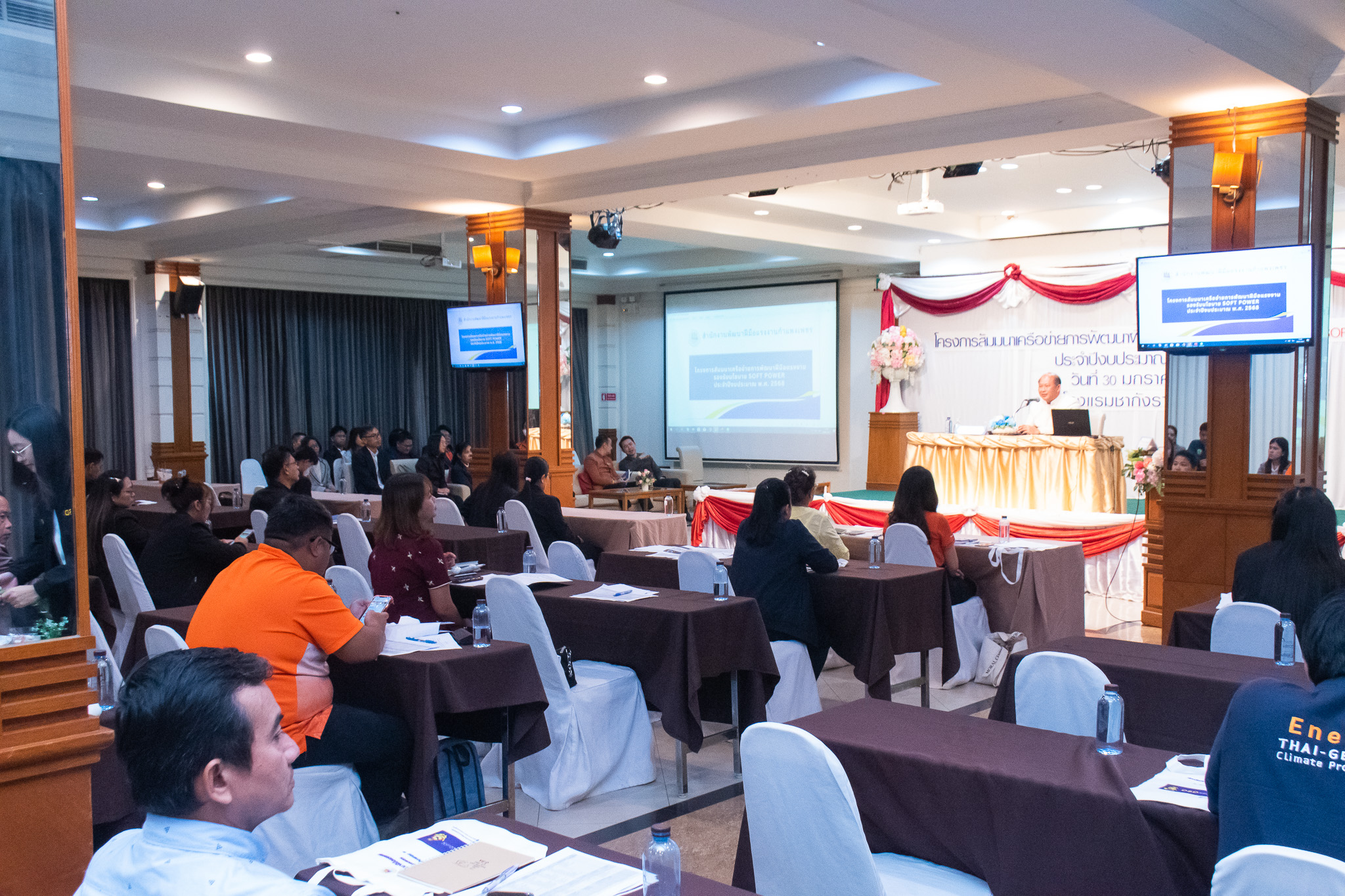 พช.กำแพงเพชร ร่วมโครงการสัมมนาเครือข่ายการพัฒนาฝีมือแรงงานรับนโยบาย Soft Power ประจำปีงบประมาณ พ.ศ.2568