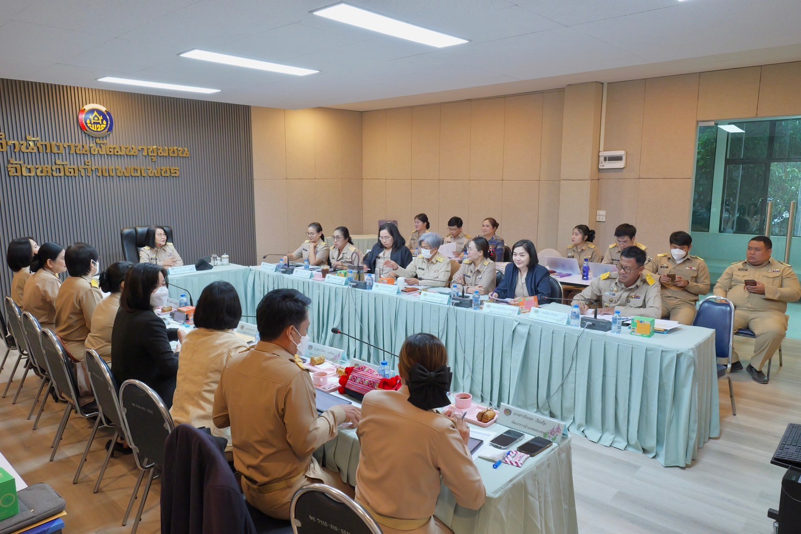 พช.กำแพงเพชร จัดการประชุมผู้อำนวยการกลุ่มงาน พัฒนาการอำเภอ และนักวิชาการพัฒนาชุมชน ครั้งที่ 1/2568