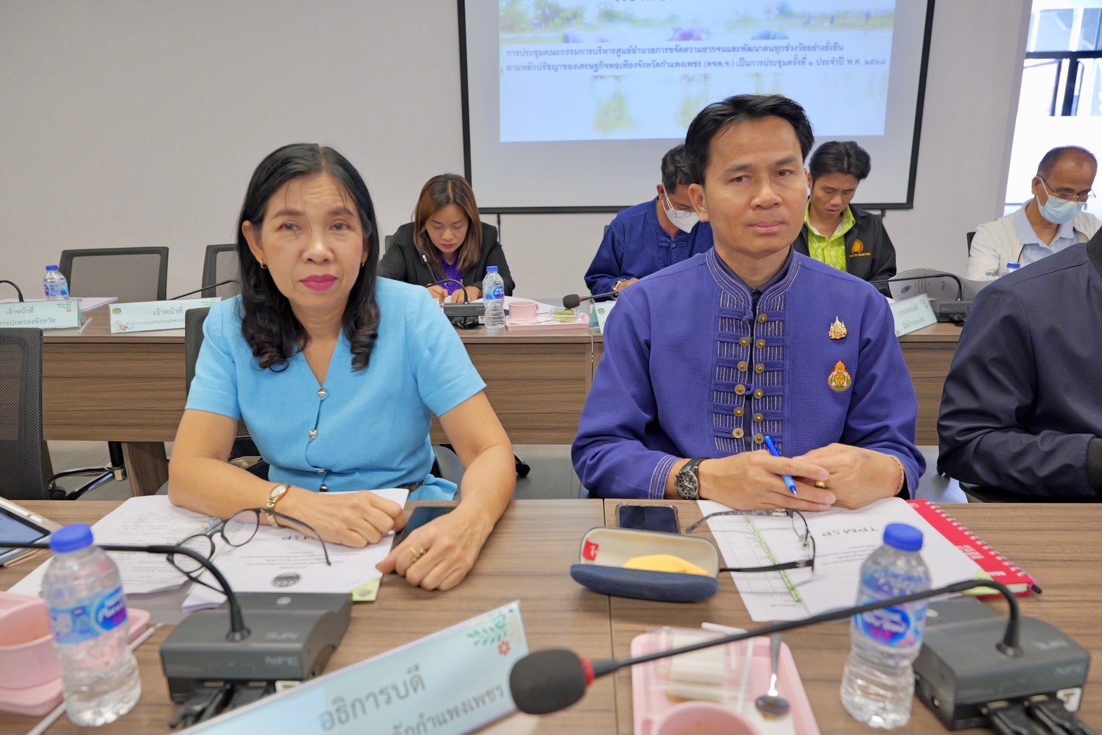 พช.กำแพงเพชร จัดการประชุมคณะกรรมการบริหารศูนย์อำนวยการขจัดความยากจนและพัฒนาคนทุกช่วงวัยอย่างยั่นยืน ตามหลักปรัชญาของเศรษฐกิจพอเพียงจังหวัดกำแพงเพชร (คจพ.จ.)  ครั้งที่ 1/2568
