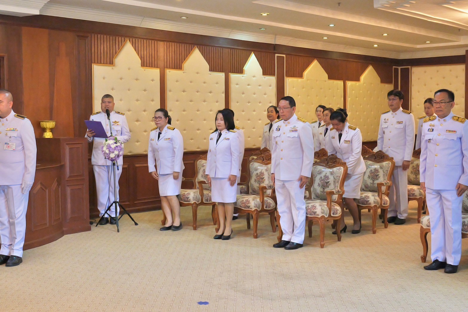 พช.กำแพงเพชร ร่วมพิธีรับพระราชทาน “พระพุทธสิรินธรเทพรัตน์มงคลภูวดลสันติ” เบื้องหน้าพระฉายาลักษณ์ สมเด็จพระกนิษฐาธิราชเจ้า กรมสมเด็จพระเทพรัตนราชสุดาฯ สยามบรมราชกุมารี