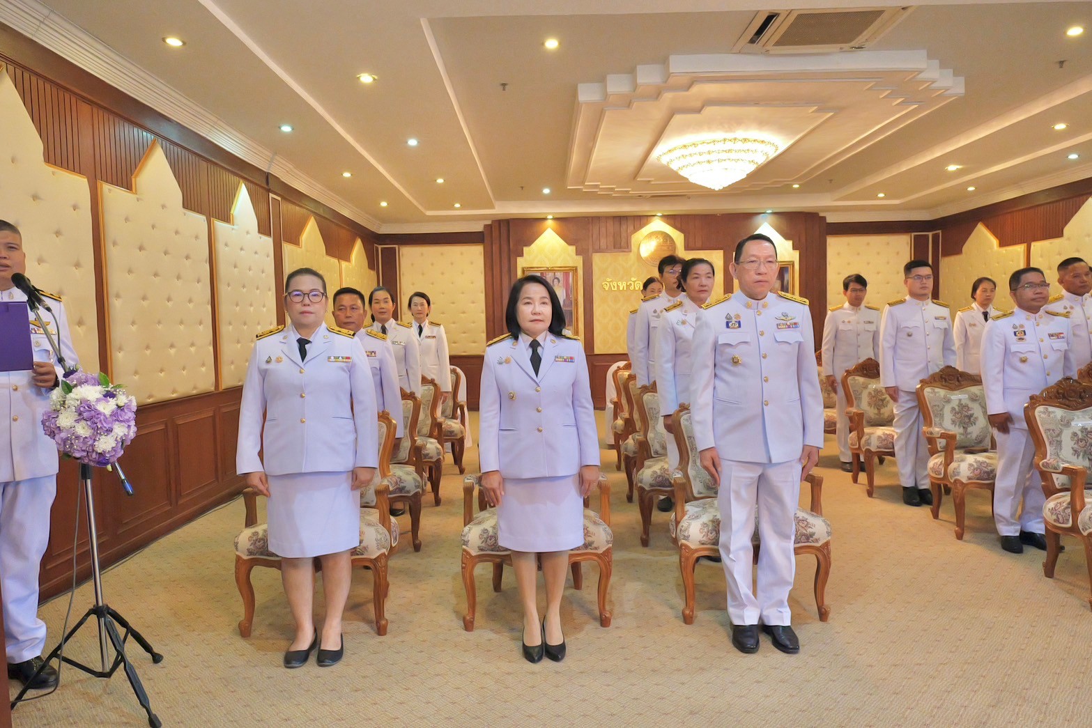 พช.กำแพงเพชร ร่วมพิธีรับพระราชทาน “พระพุทธสิรินธรเทพรัตน์มงคลภูวดลสันติ” เบื้องหน้าพระฉายาลักษณ์ สมเด็จพระกนิษฐาธิราชเจ้า กรมสมเด็จพระเทพรัตนราชสุดาฯ สยามบรมราชกุมารี
