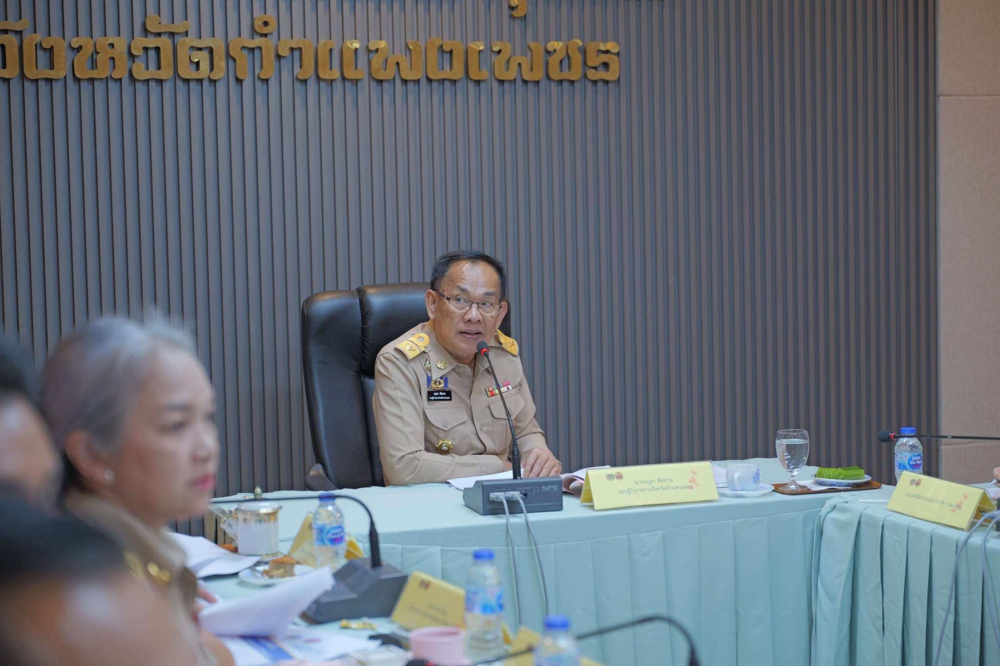 พช.กำแพงเพชร จัดการประชุมคณะกรรมการเครือข่ายองค์ความรู้ (Knowledge-Based OTOP : KBO) จังหวัดกำแพงเพชร ครั้งที่ 1/2568