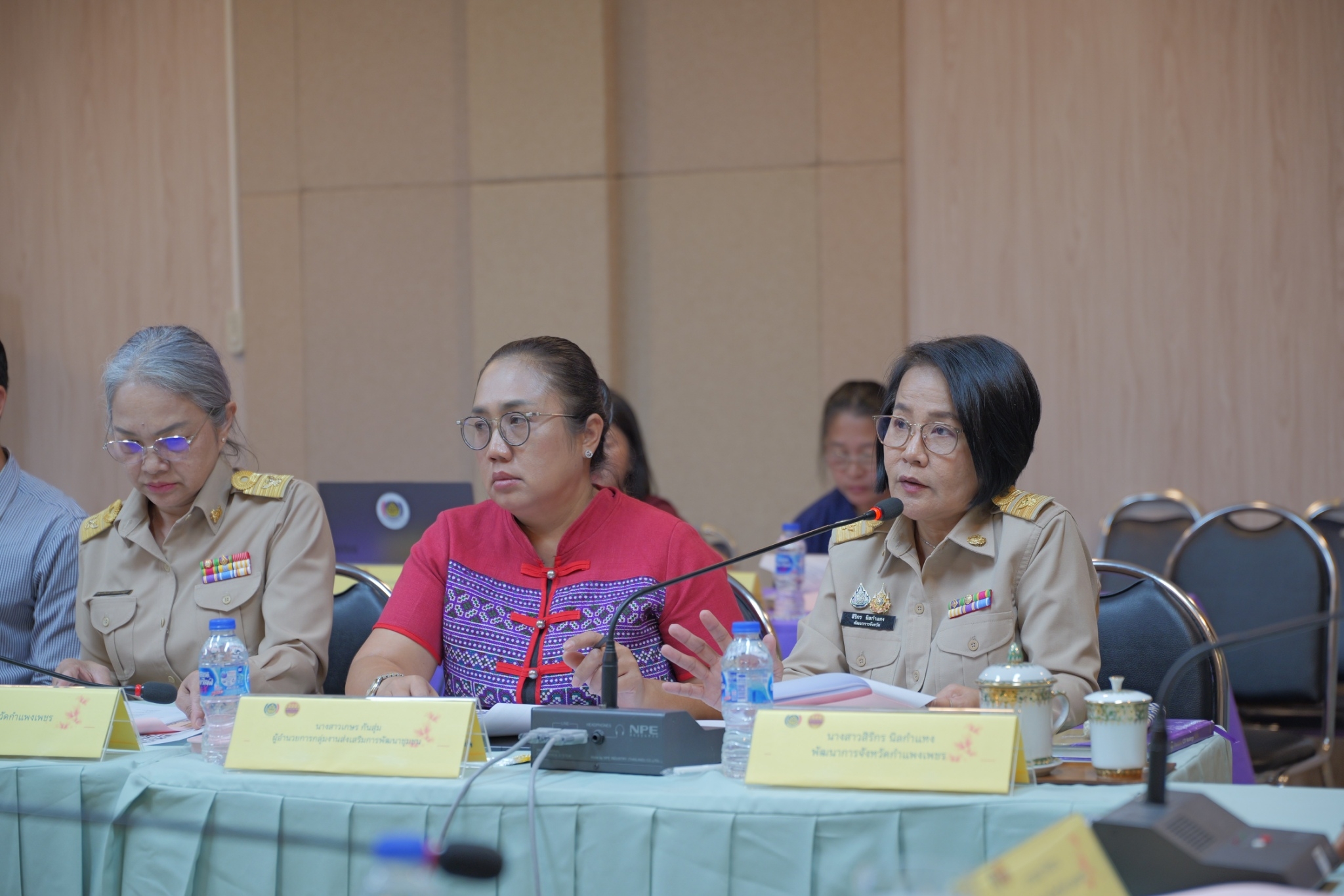 พช.กำแพงเพชร จัดการประชุมคณะกรรมการเครือข่ายองค์ความรู้ (Knowledge-Based OTOP : KBO) จังหวัดกำแพงเพชร ครั้งที่ 1/2568
