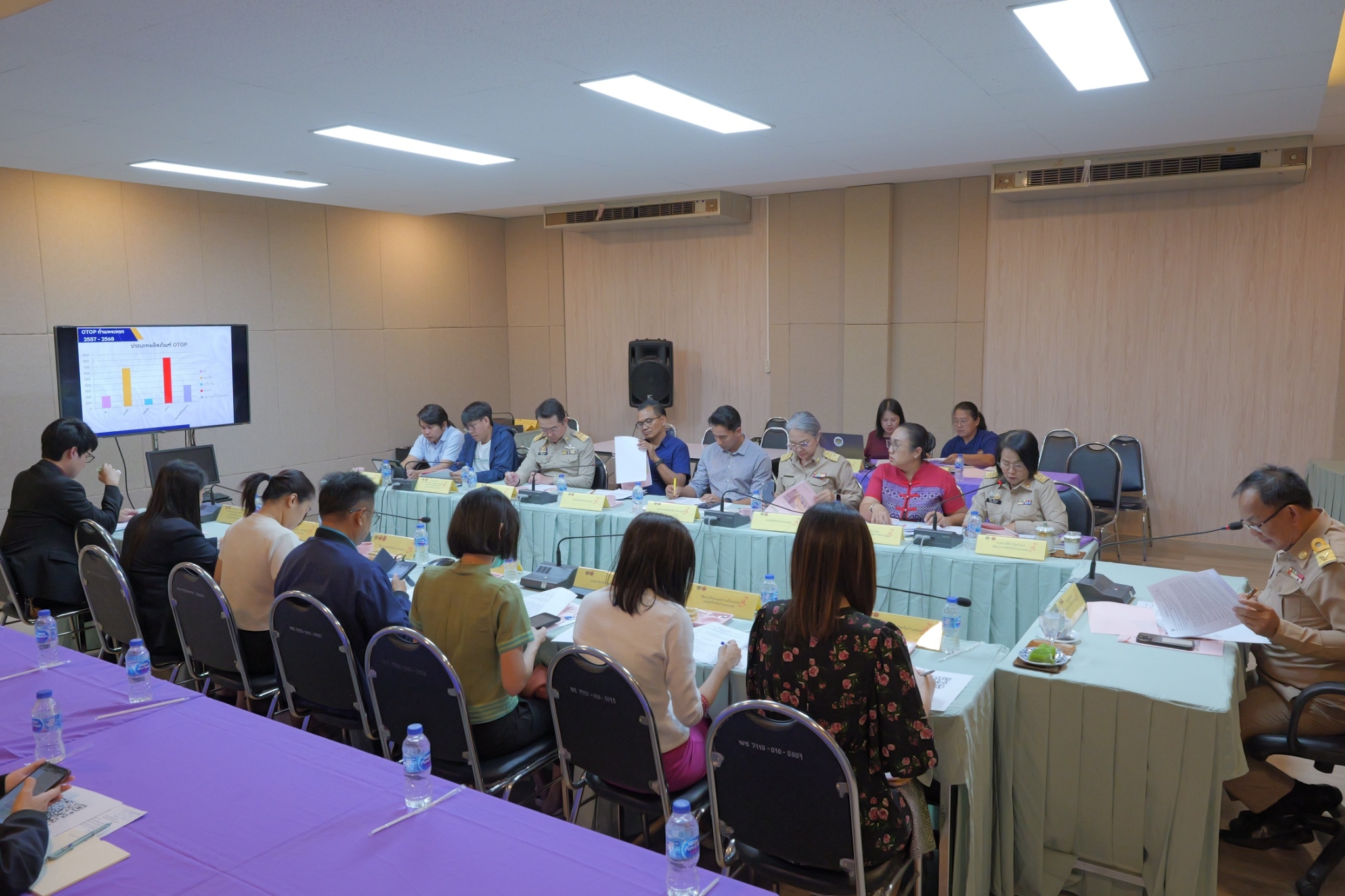 พช.กำแพงเพชร จัดการประชุมคณะกรรมการเครือข่ายองค์ความรู้ (Knowledge-Based OTOP : KBO) จังหวัดกำแพงเพชร ครั้งที่ 1/2568