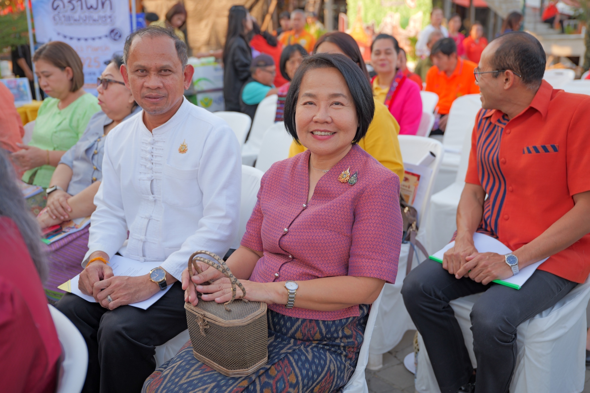 พช.กำแพงเพชร ร่วมการแถลงข่าวงานประเพณีนบพระ-เล่นเพลง และงานกาชาดจังหวัดกำแพงเพชร ประจำปี พ.ศ.2568