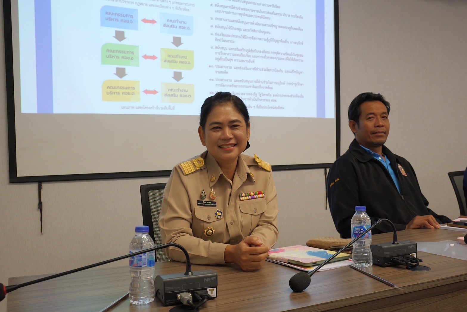 พช.กำแพงเพชร จัดการประชุมเชิงปฏิบัติการเสริมสร้างทักษะคณะกรรมการบริหารศูนย์ประสานงานองค์การชุมชนระดับอำเภอ (ศอช.อ.)