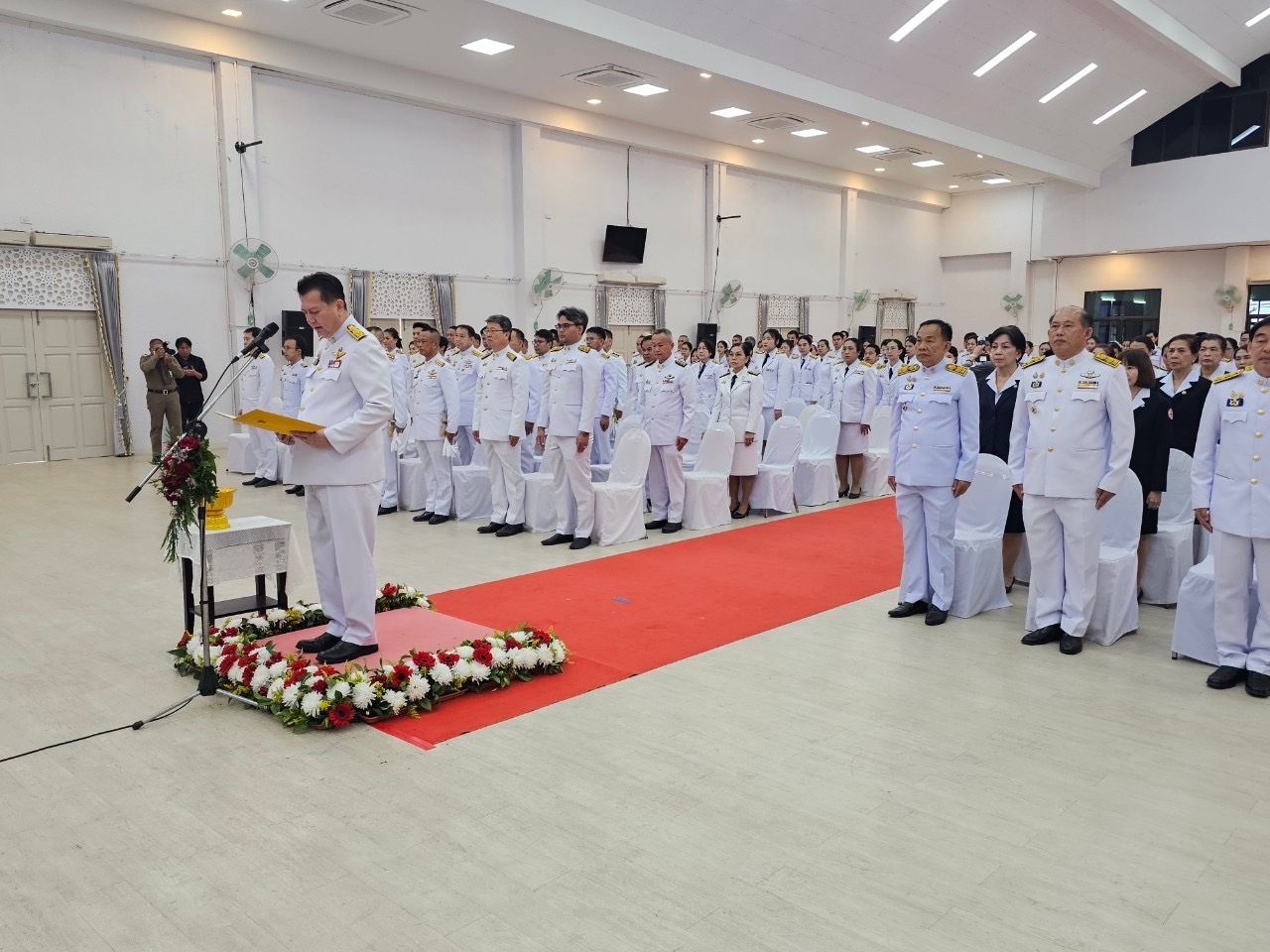 พช.กำแพงเพชร ร่วมประกอบพิธีถวายราชสักการะ สมเด็จพระนเรศวรมหาราช น้อมรำลึกวันยุทธหัตถี ประจำปี 2568