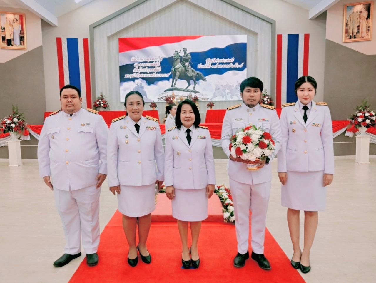 พช.กำแพงเพชร ร่วมประกอบพิธีถวายราชสักการะ สมเด็จพระนเรศวรมหาราช น้อมรำลึกวันยุทธหัตถี ประจำปี 2568