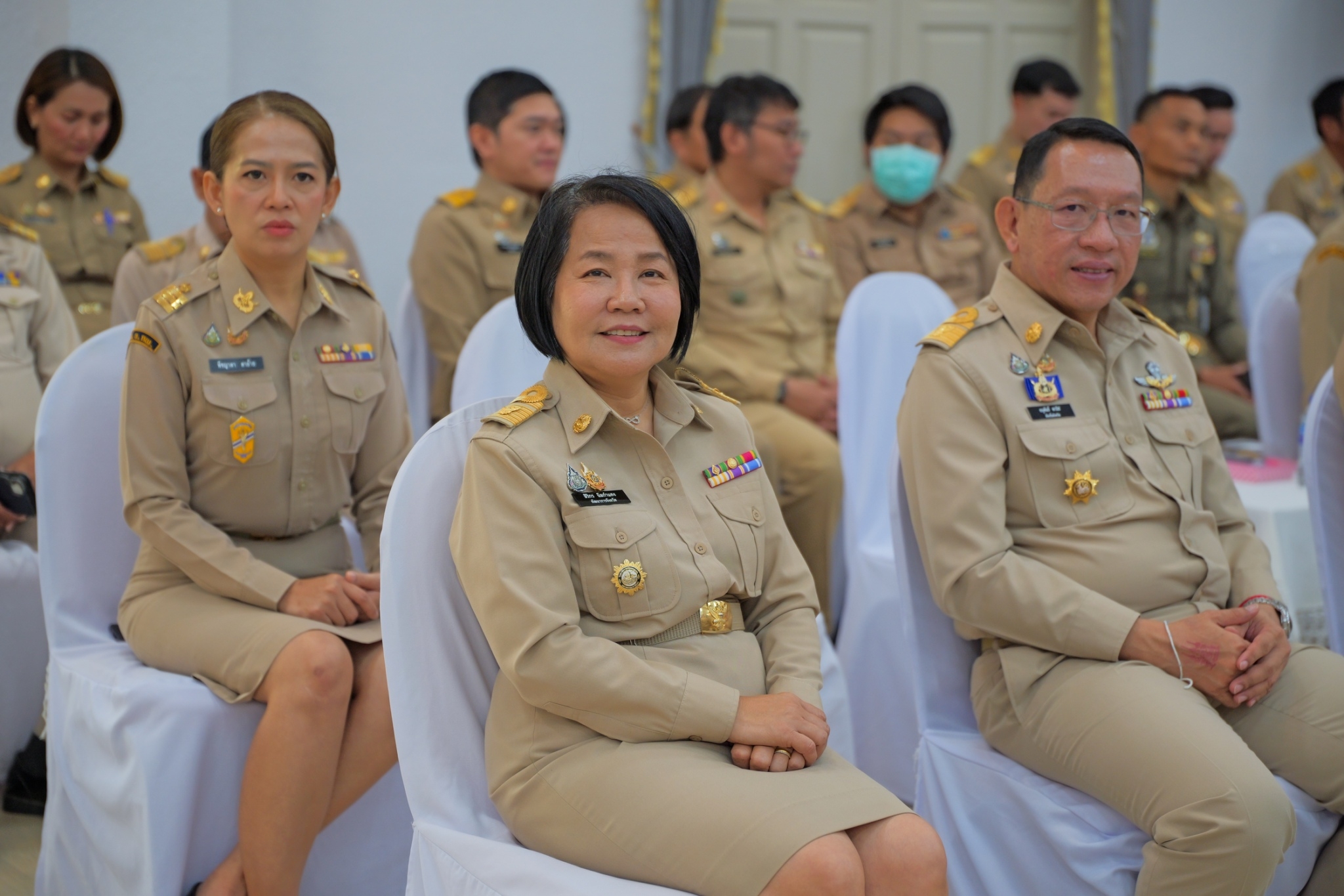พช.กำแพงเพชร ร่วมพิธีกระทำสัตย์ปฏิญาณตนต่อธงชัยประจำกองและสวนสนาม กองบังคับการกองอาสารักษาดินแดน จังหวัดกำแพงเพชร ประจำปี พ.ศ. 2568 เนื่องในวันกองอาสารักษาดินแดน