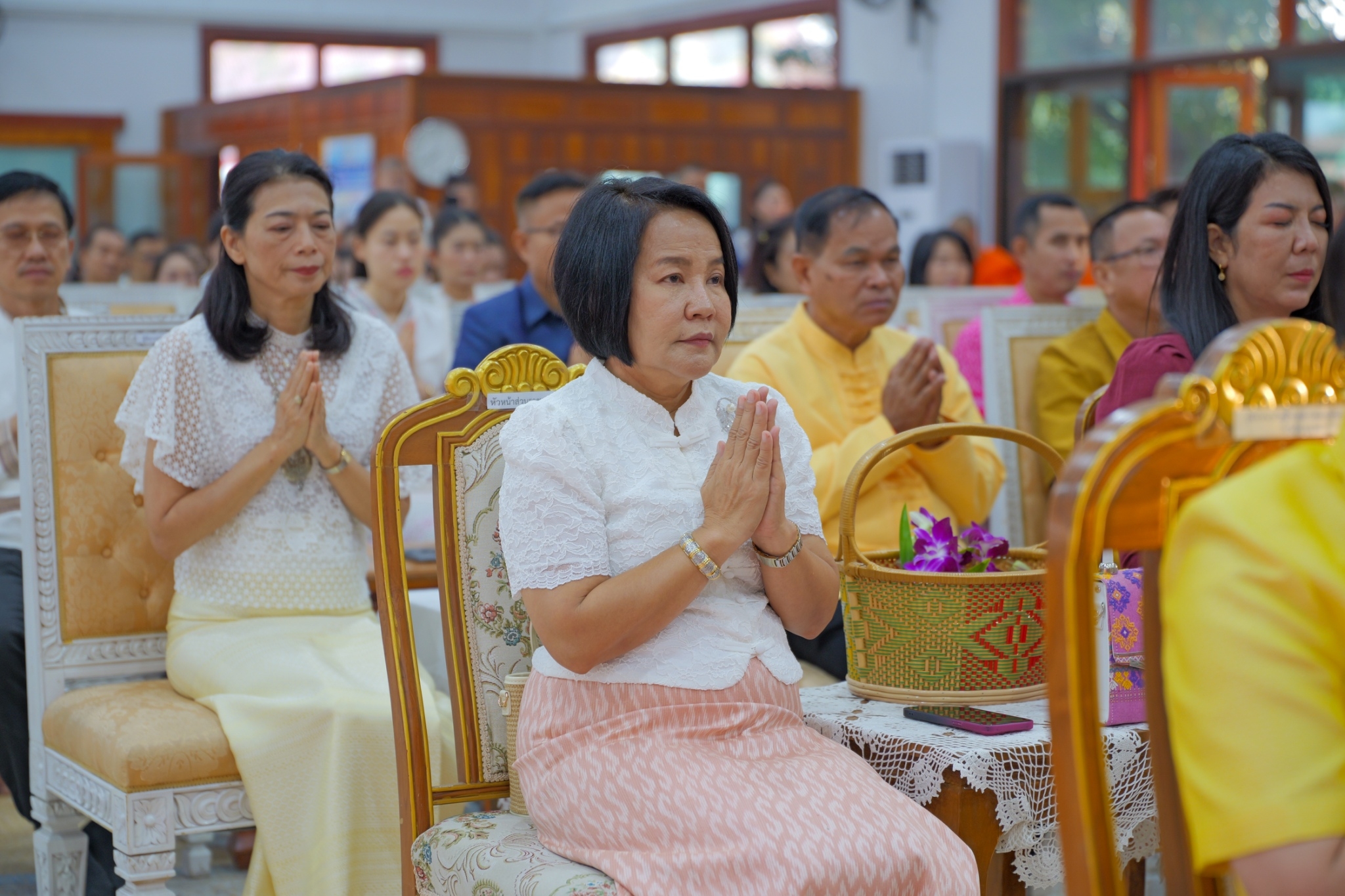 พช.กำแพงเพชร ร่วมกิจกรรมทำบุญตักบาตร เนื่องในวันมาฆบูชา ประจำปี 2568