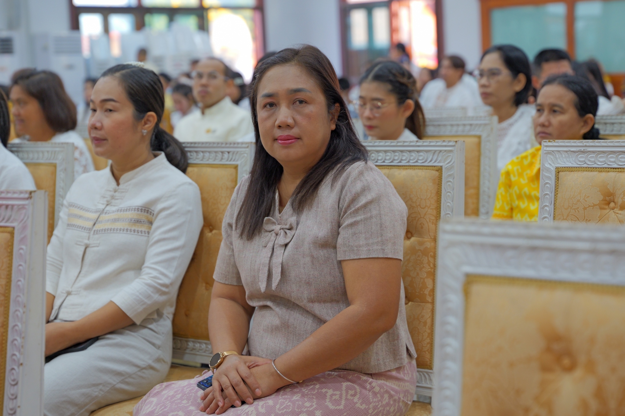พช.กำแพงเพชร ร่วมกิจกรรมทำบุญตักบาตร เนื่องในวันมาฆบูชา ประจำปี 2568