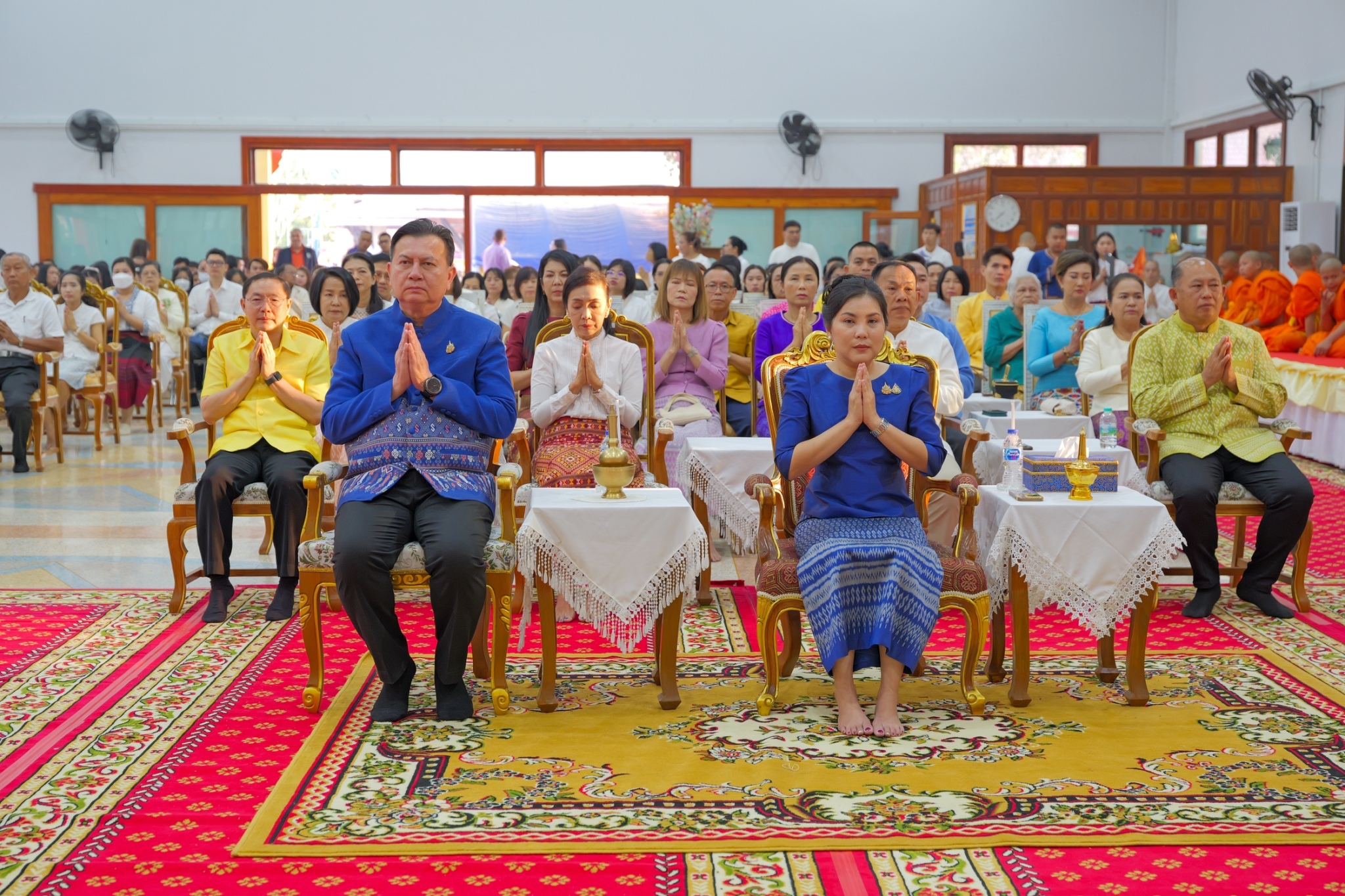 พช.กำแพงเพชร ร่วมกิจกรรมทำบุญตักบาตร เนื่องในวันมาฆบูชา ประจำปี 2568