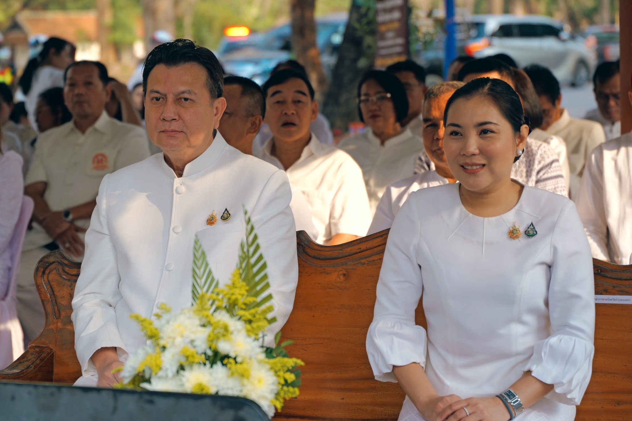 พช.กำแพงเพชร ร่วมพิธีบวงสรวงบูรณะศาลเจ้าหลักเมืองกำแพงเพชร (ก่อนบูรณะ)