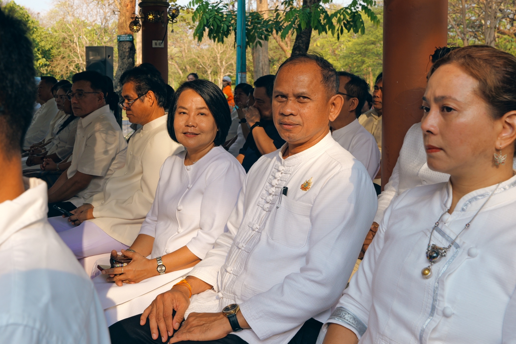 พช.กำแพงเพชร ร่วมพิธีบวงสรวงบูรณะศาลเจ้าหลักเมืองกำแพงเพชร (ก่อนบูรณะ)