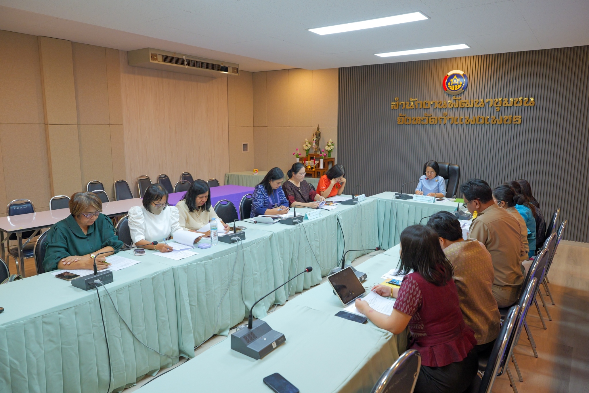 พช.กำแพงเพชร จัดการประชุมคณะทำงานพิจารณาจัดทำข้อตกลงการปฏิบัติราชการและการประเมินผลการปฏิบัติราชการ ประจำปีงบประมาณ พ.ศ. 2568