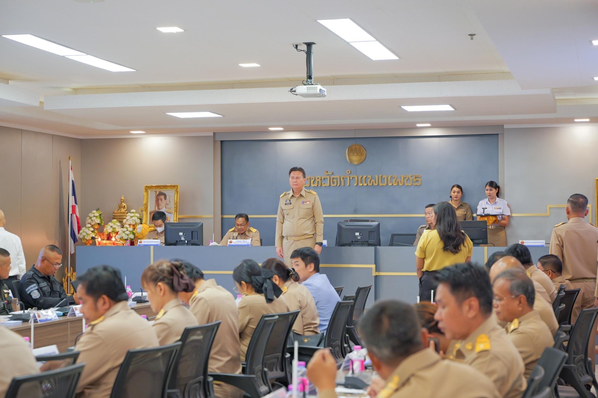 พช.กำแพงเพชร ร่วมการประชุมคณะกรมการจังหวัดและหัวหน้าส่วนราชการ ประจำเดือนกุมภาพันธ์ 2568