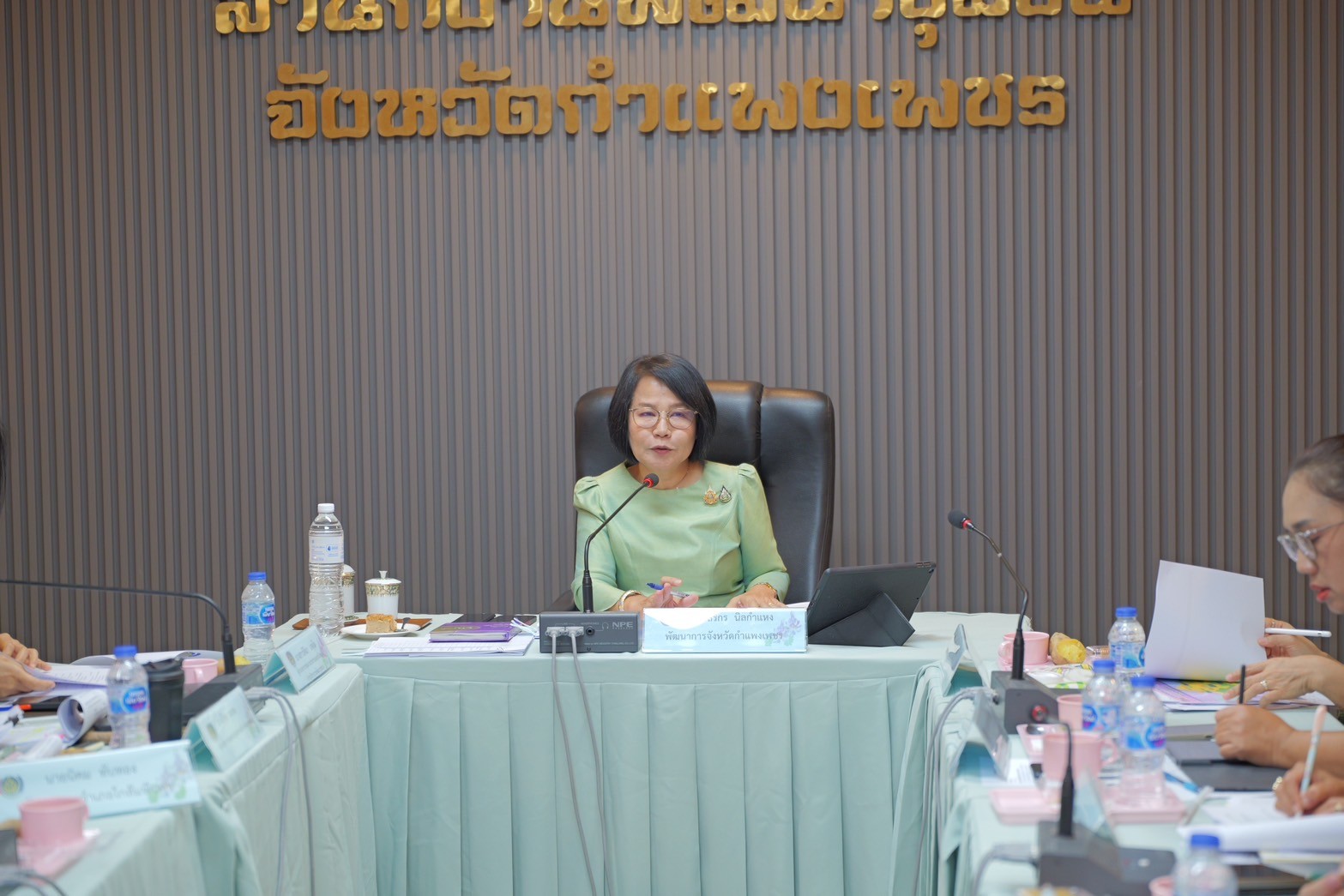 พช.กำแพงเพชร ร่วมรับฟังการประชุมกรมการพัฒนาชุมชน ครั้งที่ 2/2568