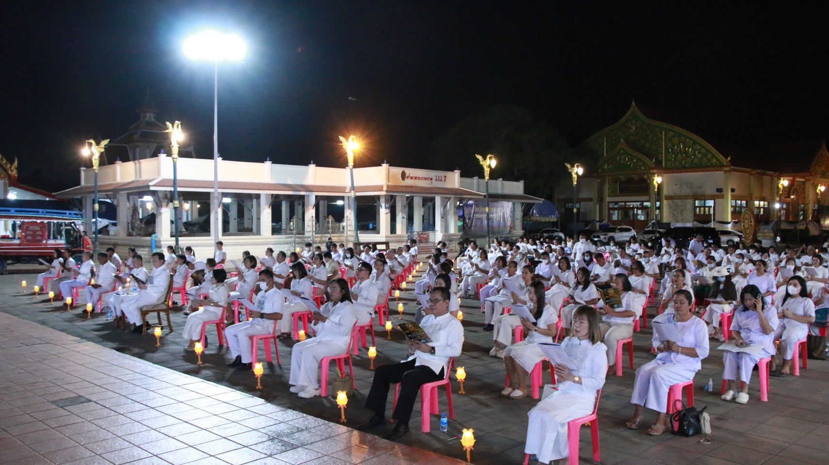 พช.กำแพงเพชร ร่วมกิจกรรมสวดมนต์ธัมมจักกัปปวัตตนสูตรวันอาทิตย์ (ธรรมจักรซันเดย์)
