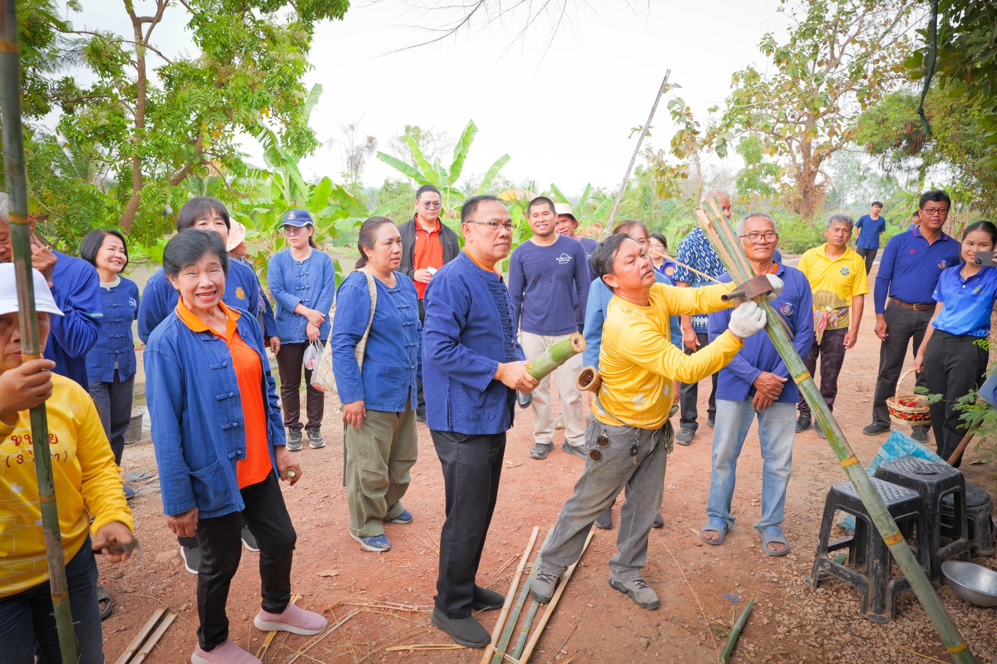 พช.กำแพงเพชร จัดกิจกรรมเอามื้อสามัคคี ทำความดีถวายเป็นพระราชกุศล ระดับจังหวัดประจำเดือนกุมภาพันธ์ 2568