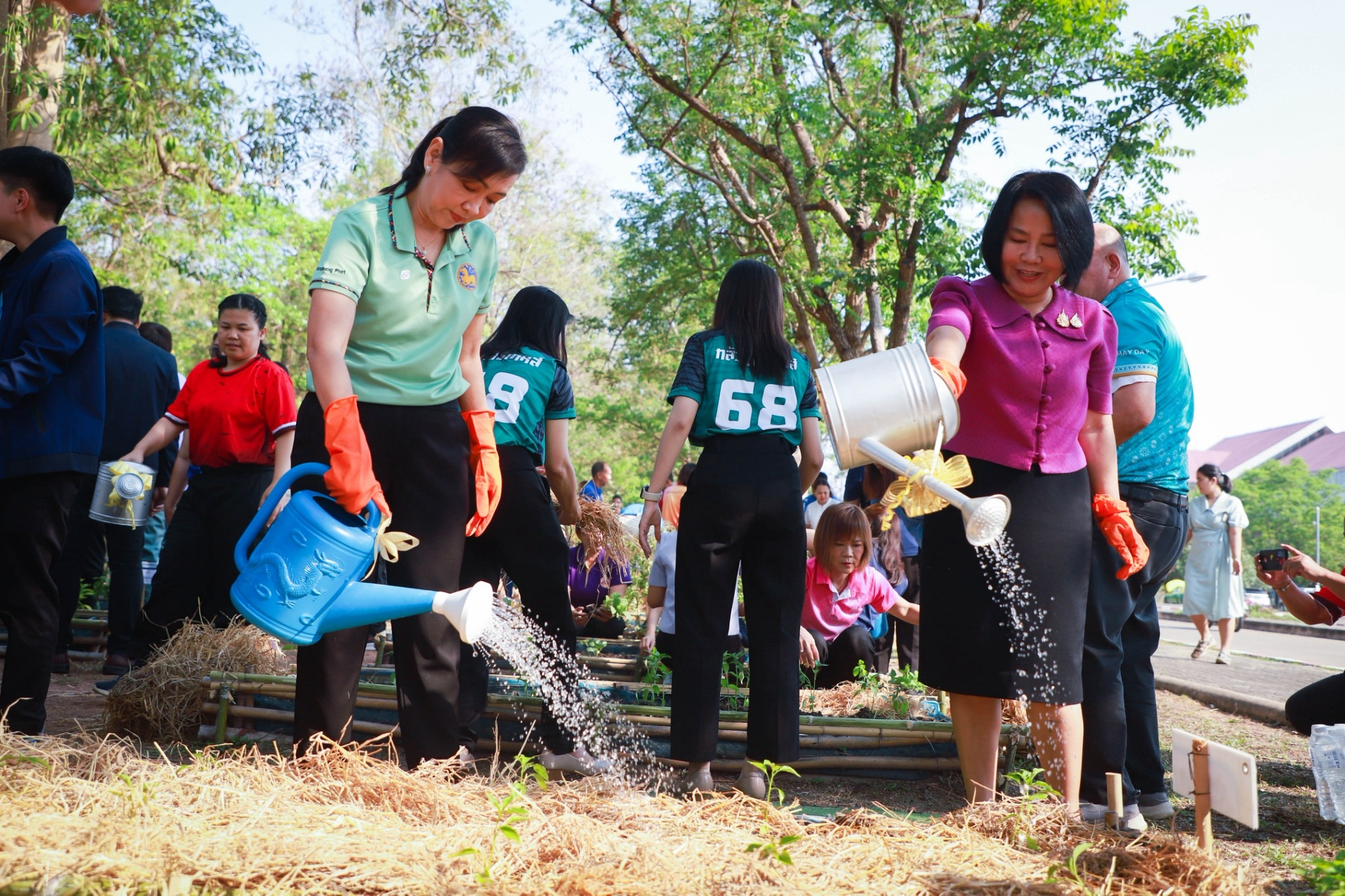 พช.กำแพงเพชร จัดกิจกรรมการน้อมนำแนวพระราชดำริของสมเด็จพระกนิษฐาธิราชเจ้า กรมสมเด็จพระเทพรัตนราชสุดาฯ สยามบรมราชกุมารี สู่ปฏิบัติการปลูกผักสวนครัว เพื่อสร้างความมั่นคงทางอาหาร อย่างต่อเนื่อง