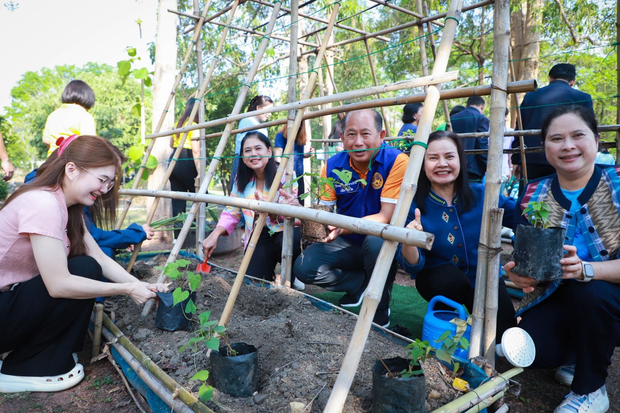 พช.กำแพงเพชร จัดกิจกรรมการน้อมนำแนวพระราชดำริของสมเด็จพระกนิษฐาธิราชเจ้า กรมสมเด็จพระเทพรัตนราชสุดาฯ สยามบรมราชกุมารี สู่ปฏิบัติการปลูกผักสวนครัว เพื่อสร้างความมั่นคงทางอาหาร อย่างต่อเนื่อง