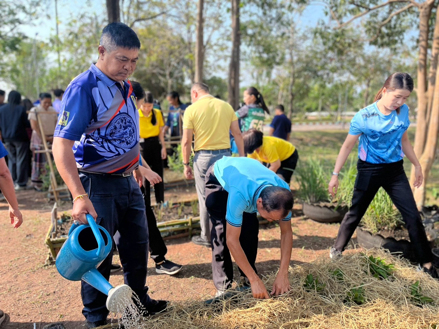 พช.กำแพงเพชร จัดกิจกรรมการน้อมนำแนวพระราชดำริของสมเด็จพระกนิษฐาธิราชเจ้า กรมสมเด็จพระเทพรัตนราชสุดาฯ สยามบรมราชกุมารี สู่ปฏิบัติการปลูกผักสวนครัว เพื่อสร้างความมั่นคงทางอาหาร อย่างต่อเนื่อง