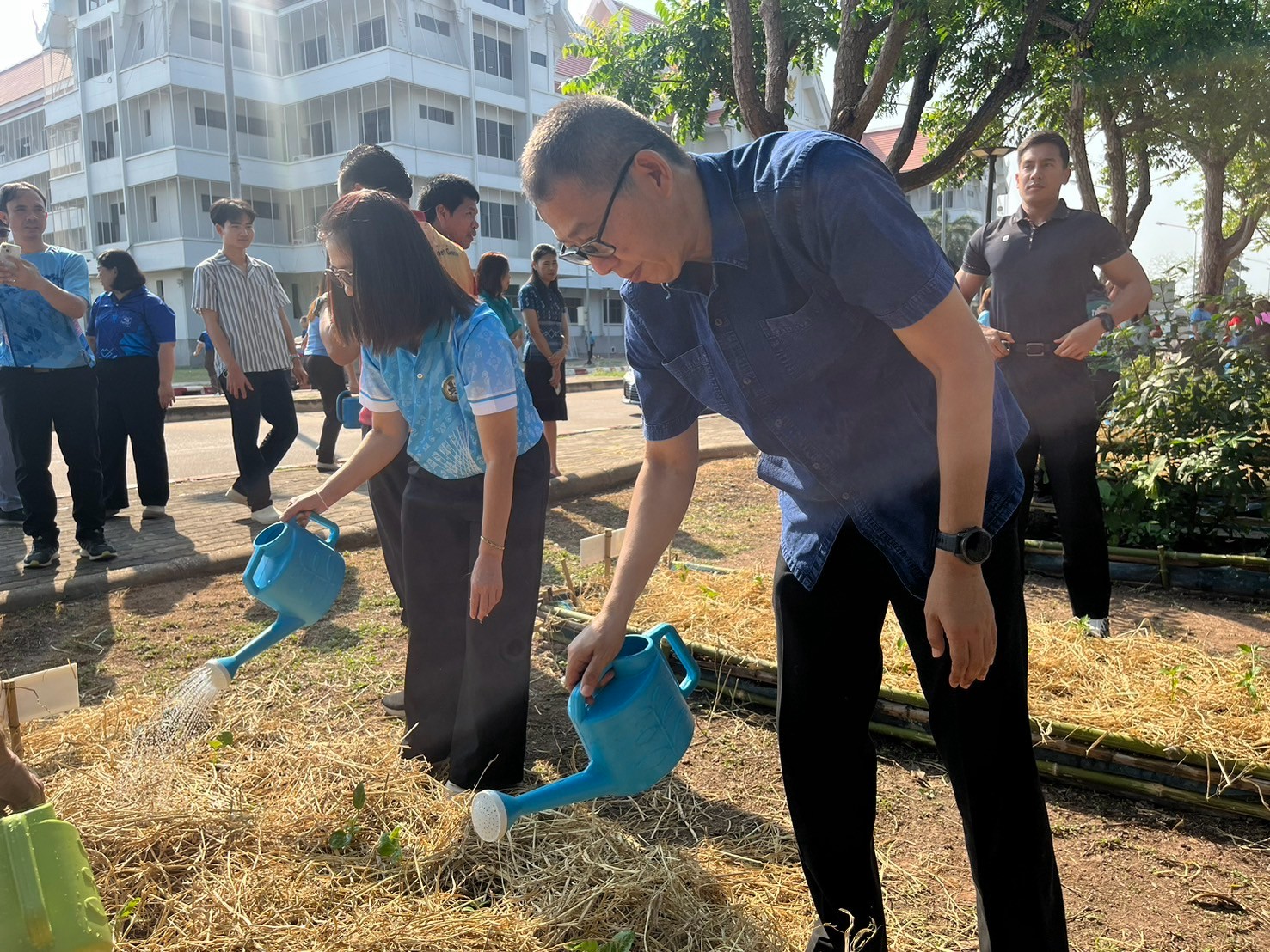พช.กำแพงเพชร จัดกิจกรรมการน้อมนำแนวพระราชดำริของสมเด็จพระกนิษฐาธิราชเจ้า กรมสมเด็จพระเทพรัตนราชสุดาฯ สยามบรมราชกุมารี สู่ปฏิบัติการปลูกผักสวนครัว เพื่อสร้างความมั่นคงทางอาหาร อย่างต่อเนื่อง