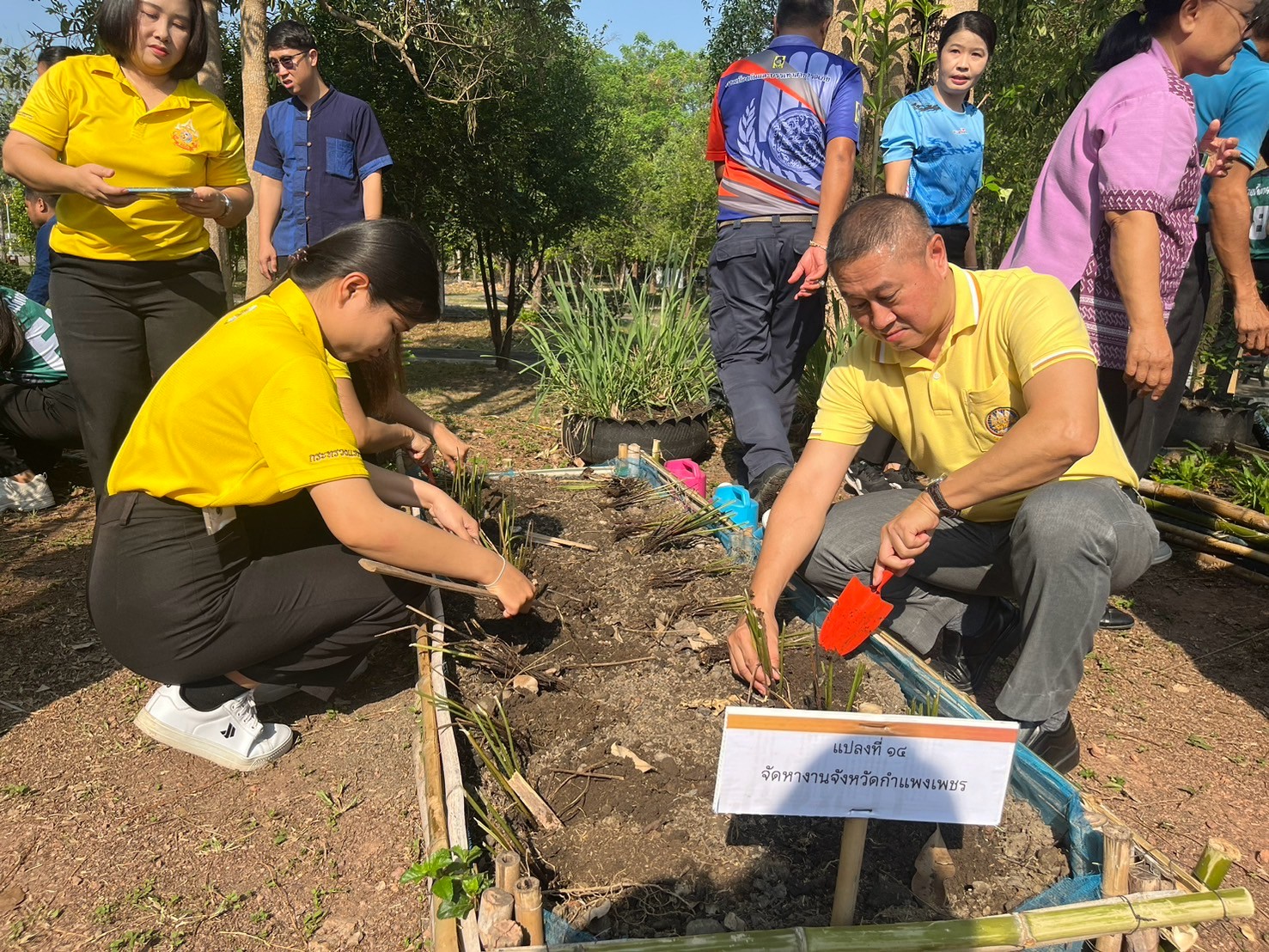 พช.กำแพงเพชร จัดกิจกรรมการน้อมนำแนวพระราชดำริของสมเด็จพระกนิษฐาธิราชเจ้า กรมสมเด็จพระเทพรัตนราชสุดาฯ สยามบรมราชกุมารี สู่ปฏิบัติการปลูกผักสวนครัว เพื่อสร้างความมั่นคงทางอาหาร อย่างต่อเนื่อง