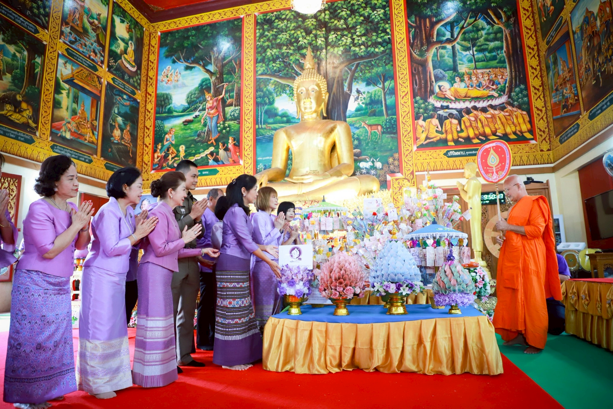 พช.กำแพงเพชร จัดพิธีทอดผ้าป่าสมทบกองทุนพัฒนาเด็กชนบทในพระราชูปถัมภ์ ประจำปี 2568