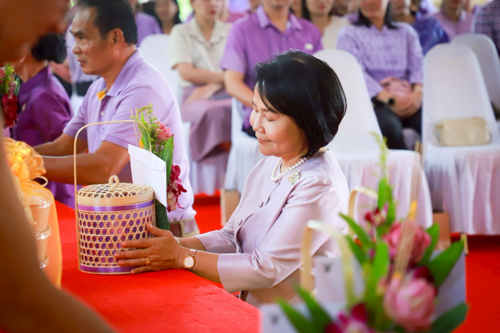 พช.กำแพงเพชร จัดพิธีทอดผ้าป่าสมทบกองทุนพัฒนาเด็กชนบทในพระราชูปถัมภ์ ประจำปี 2568