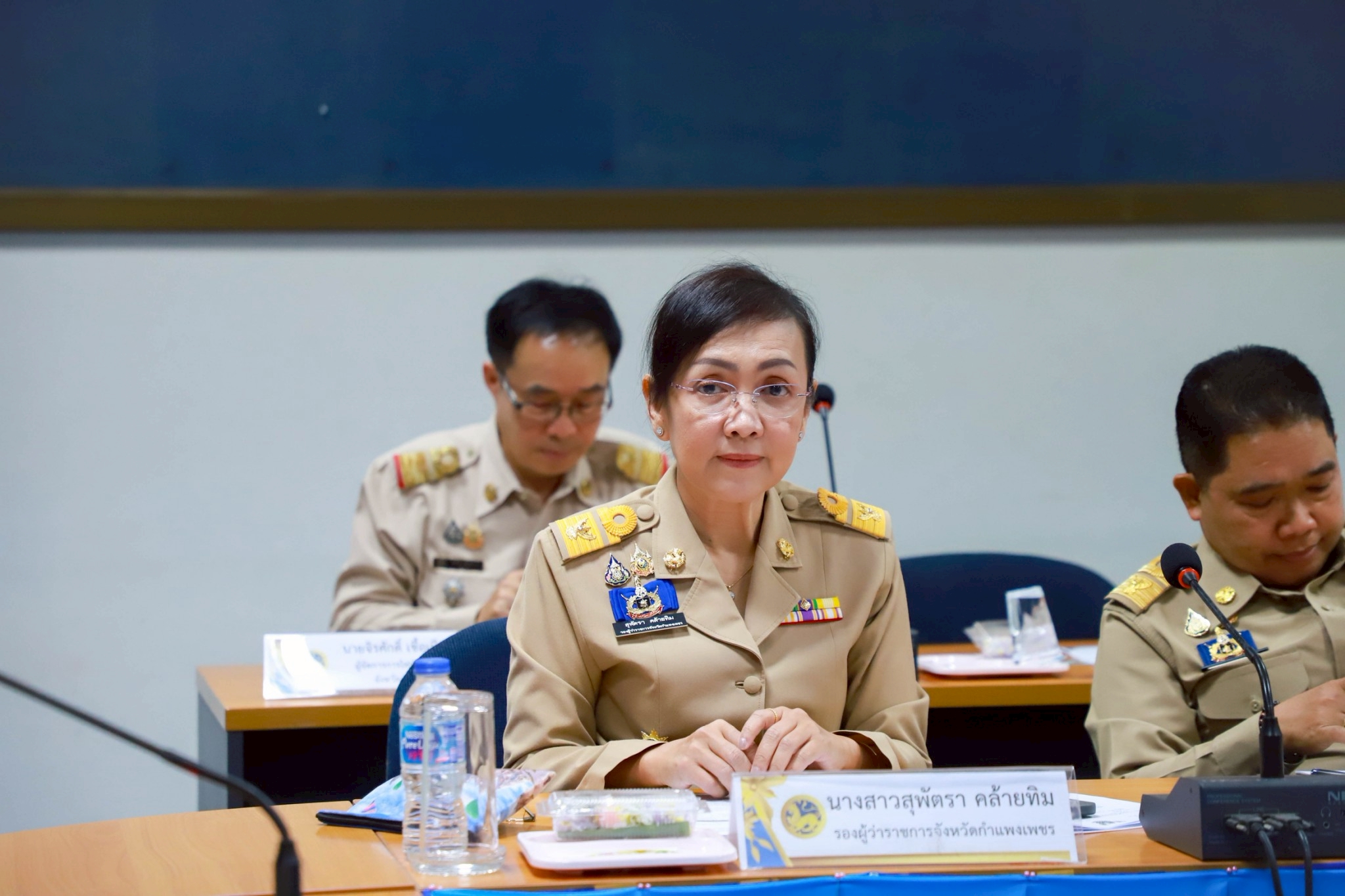 พช.กำแพงเพชร ร่วมการประชุมหัวหน้าส่วนราชการ นายอำเภอ ข้าราชการและรัฐวิสาหกิจ ในสังกัดกระทรวงมหาดไทย ประจำเดือนมีนาคม 2568