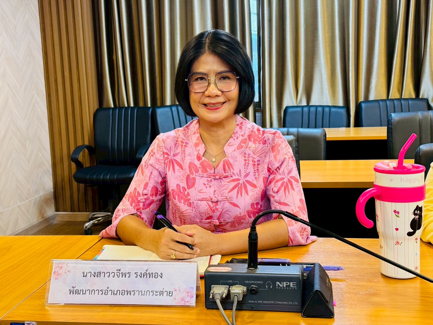 พช.กำแพงเพชร ลงพื้นที่นิเทศติดตามงาน ณ สำนักงานพัฒนาชุมชนอำเภอพรานกระต่าย