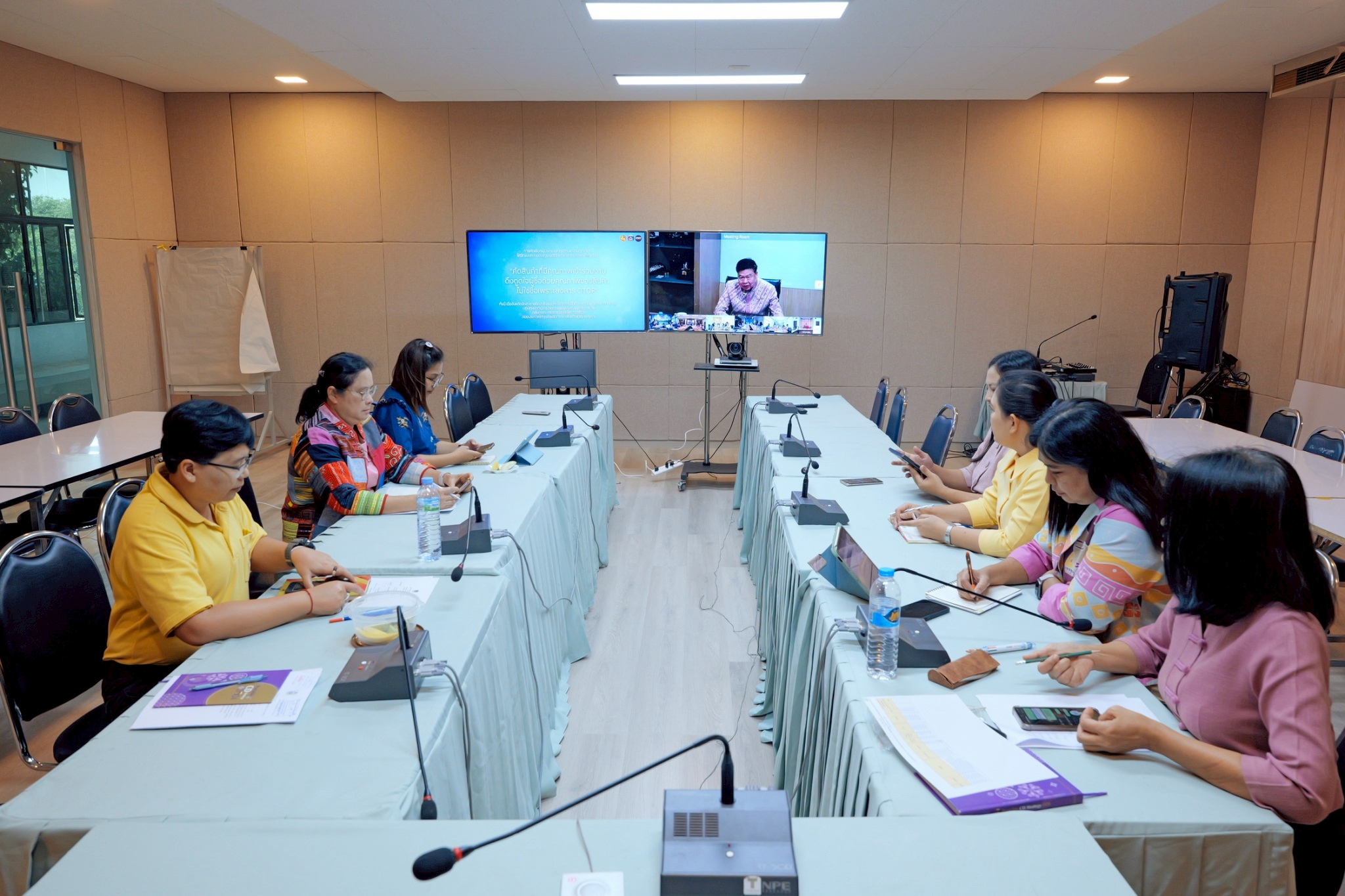 พช.กำแพงเพชร ร่วมการประชุมกรมการพัฒนาชุมชน ครั้งที่ 4/2568 ผ่านระบบการประชุมทางไกล Video Conference