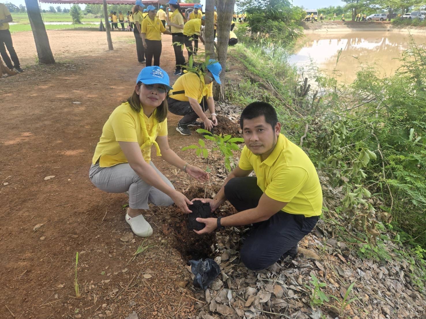 พช.กำแพงเพชร ร่วมปลูกต้นไม้เฉลิมพระเกียรติสมเด็จพระนางเจ้าฯ พระบรมราชินี เนื่องในวันเฉลิมพระชนมพรรษา ๓ มิถุนายน