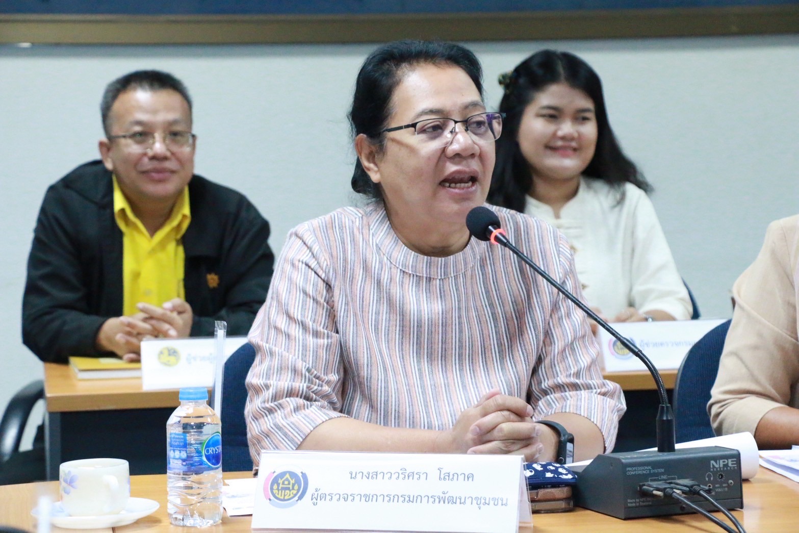 พช.กำแพงเพชร ร่วมรายงานผลการดำเนินงานต่อผู้ตรวจราชการกระทรวงมหาดไทยและกรมการพัฒนาชุมชน