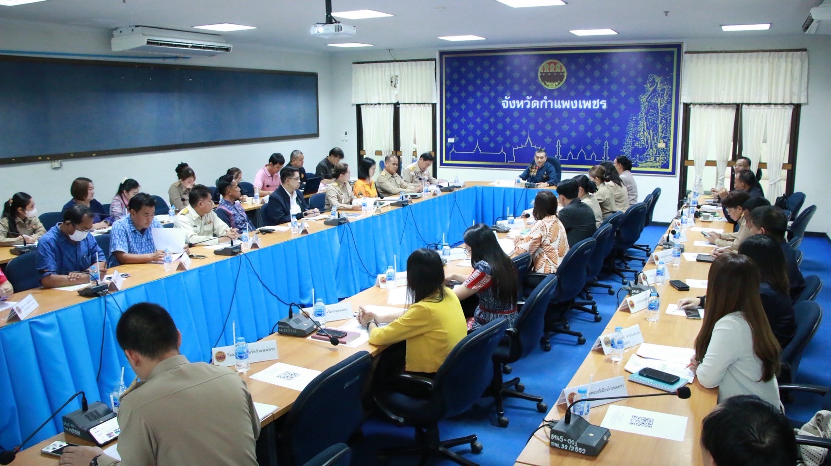 พช.กำแพงเพชร ร่วมประชุมติดตามนโยบายของรัฐบาล และภารกิจสำคัญของ กระทรวงมหาดไทย “สานงานต่อ ก่องานใหม่” ผ่านระบบวิดีทัศน์ทางไกล (vcs) สดจากห้องประชุมราชสีห์ ศาลาว่าการกระทรวงมหาดไทย