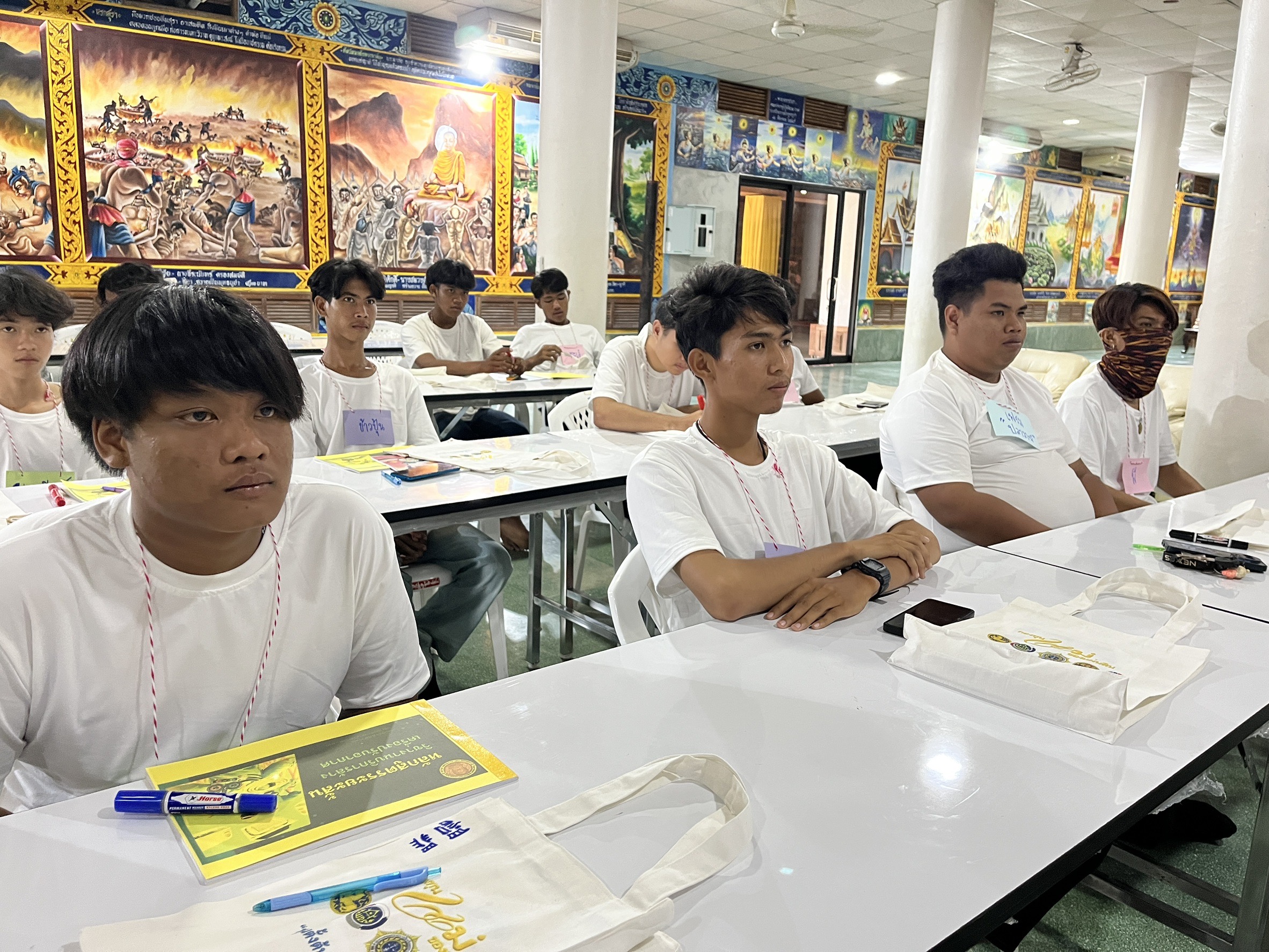 พช.กำแพงเพชร จัดกิจกรรมส่งเสริมสนับสนุนสัมมาชีพชุมชนแก่เยาวชนกลุ่มเสี่ยงหรือผู้ผ่านการบำบัดยาเสพติด (วันแรก)