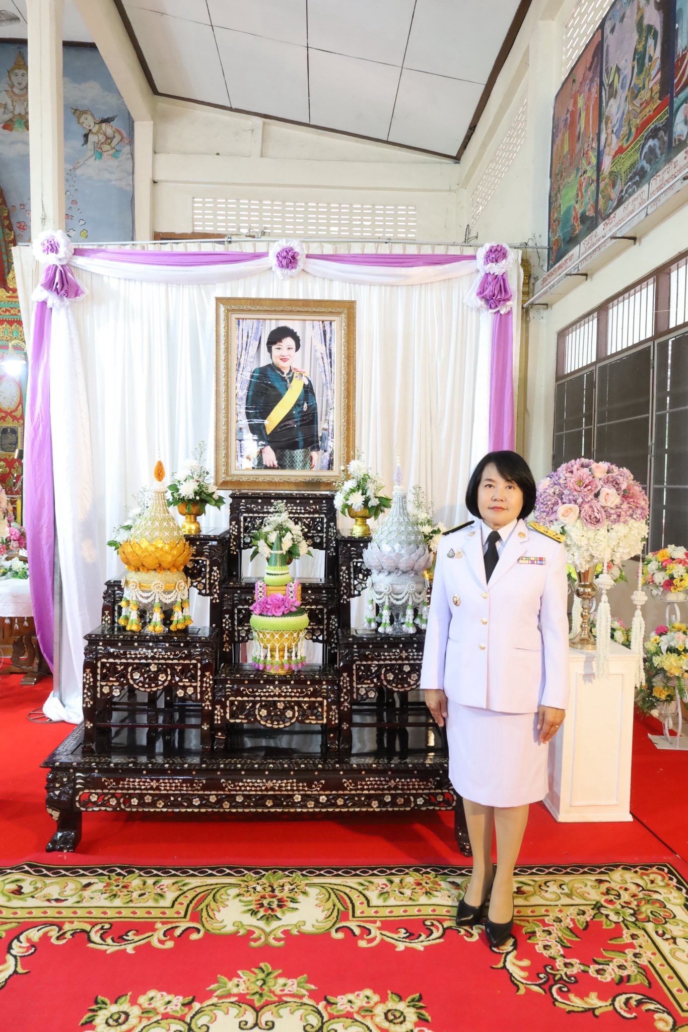 พช.กำแพงเพชร ร่วมประกอบพิธีเจริญพระพุทธมนต์ และพิธีลงนามถวายพระพรชัยมงคล พระเจ้าวรวงศ์เธอ พระองค์เจ้าโสมสวลี กรมหมื่นสุทธนารีนาถ เนื่องในโอกาสวันคล้ายวันประสูติ 13 กรกฎาคม