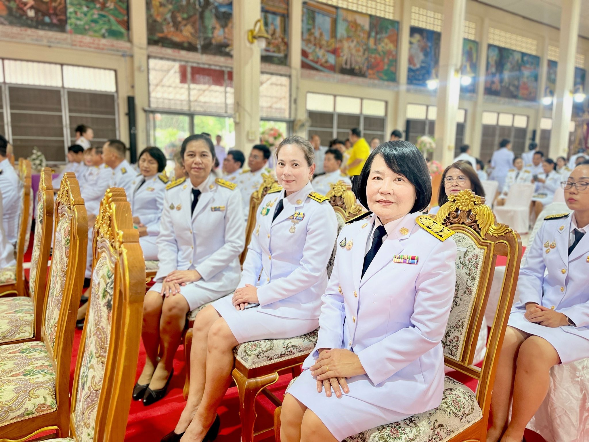 พช.กำแพงเพชร ร่วมประกอบพิธีเจริญพระพุทธมนต์ และพิธีลงนามถวายพระพรชัยมงคล พระเจ้าวรวงศ์เธอ พระองค์เจ้าโสมสวลี กรมหมื่นสุทธนารีนาถ เนื่องในโอกาสวันคล้ายวันประสูติ 13 กรกฎาคม