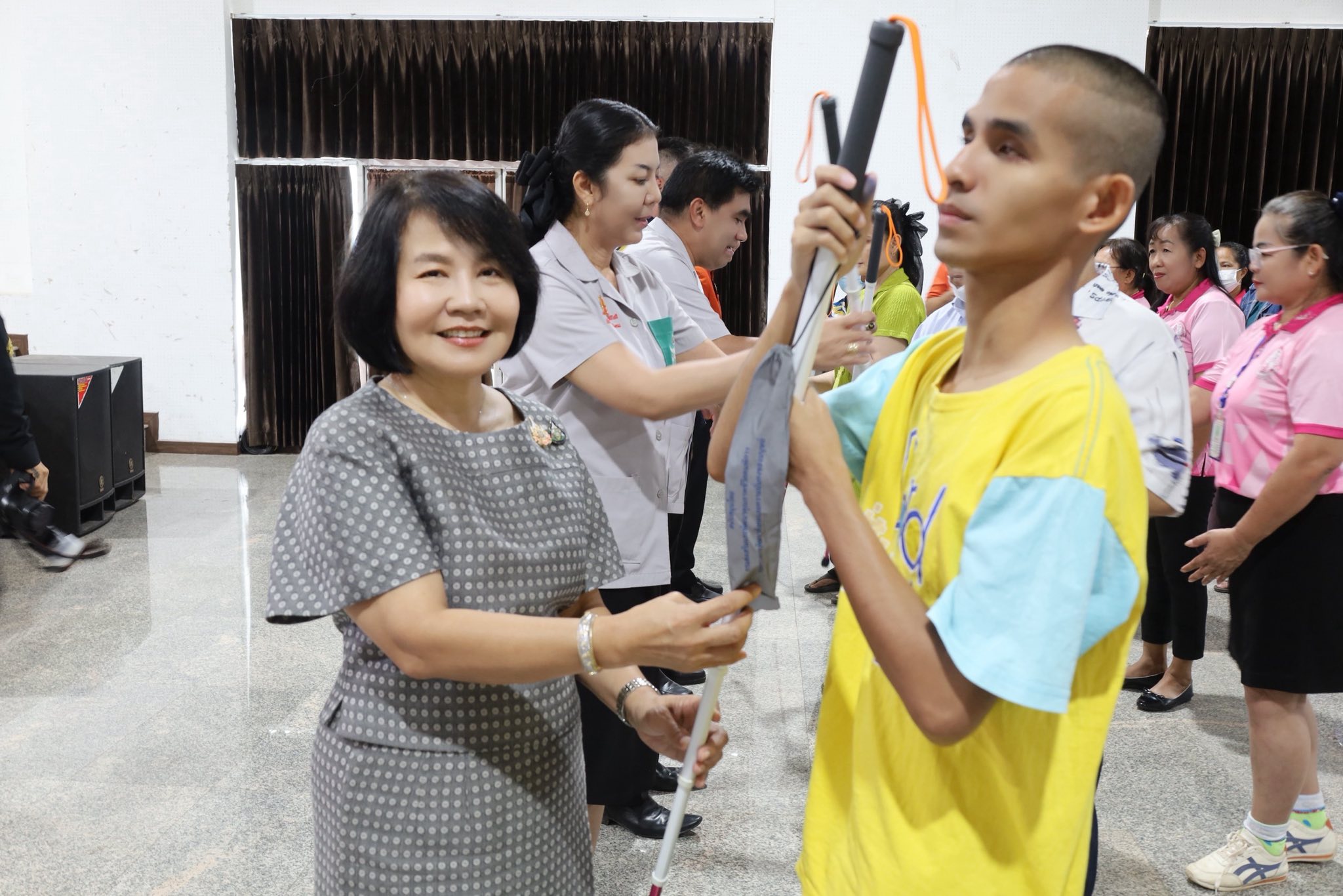 พช.กำแพงเพชร ร่วมกิจกรรมการส่งเสริมและพัฒนาคุณภาพชีวิตคนพิการจังหวัดกำแพงเพชร